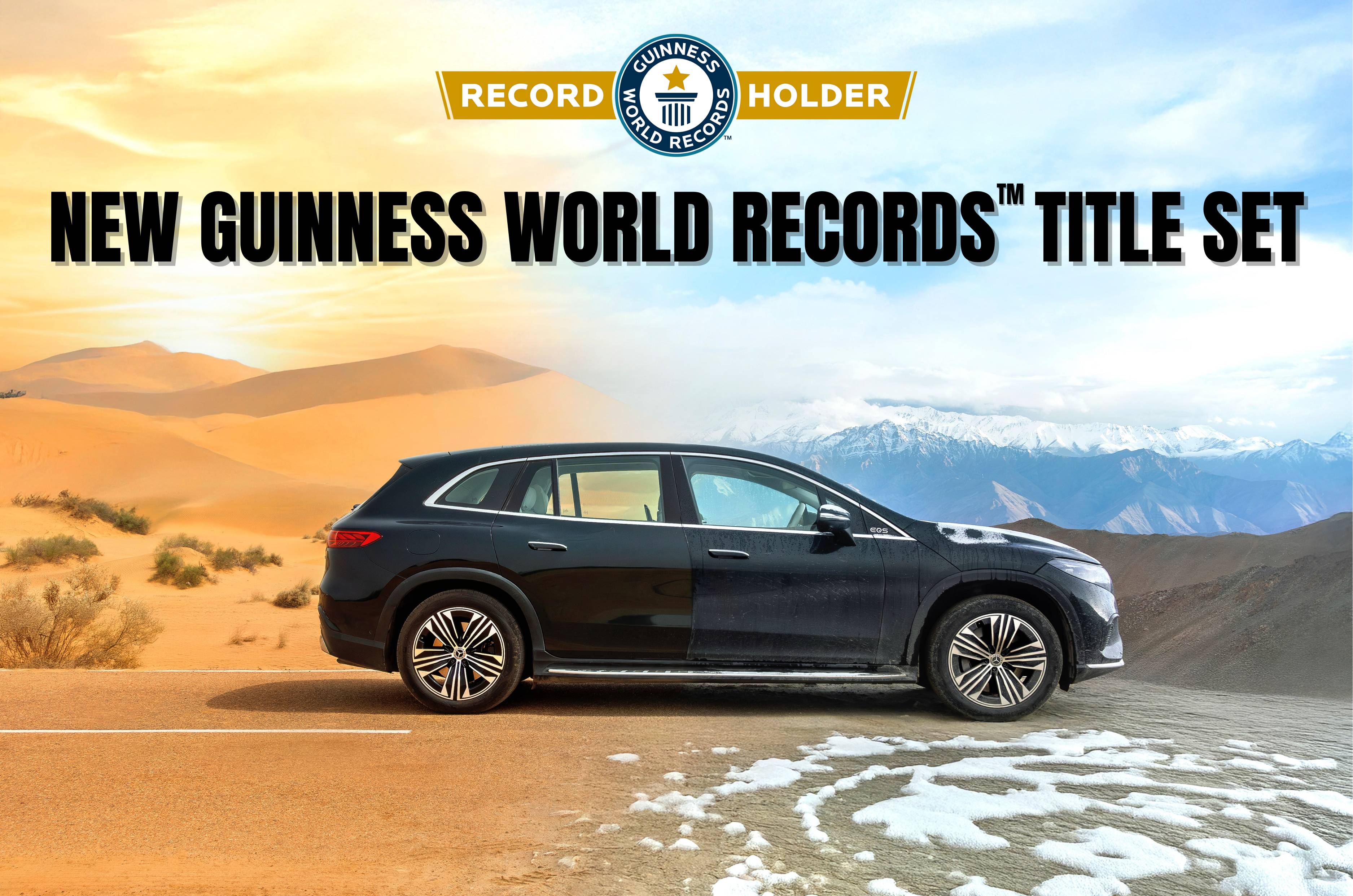 GUINNESS WORLD RECORDS™ title for the Greatest Temperature Change achieved by an Electric Production Car.