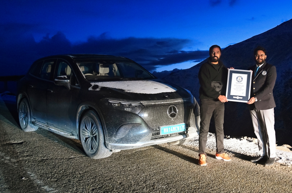 Guinness World Records Greatest Temperature Change Achieved by an Electric Production Car Guinness World Records Greatest Temperature Change Achieved by an Electric Production Car