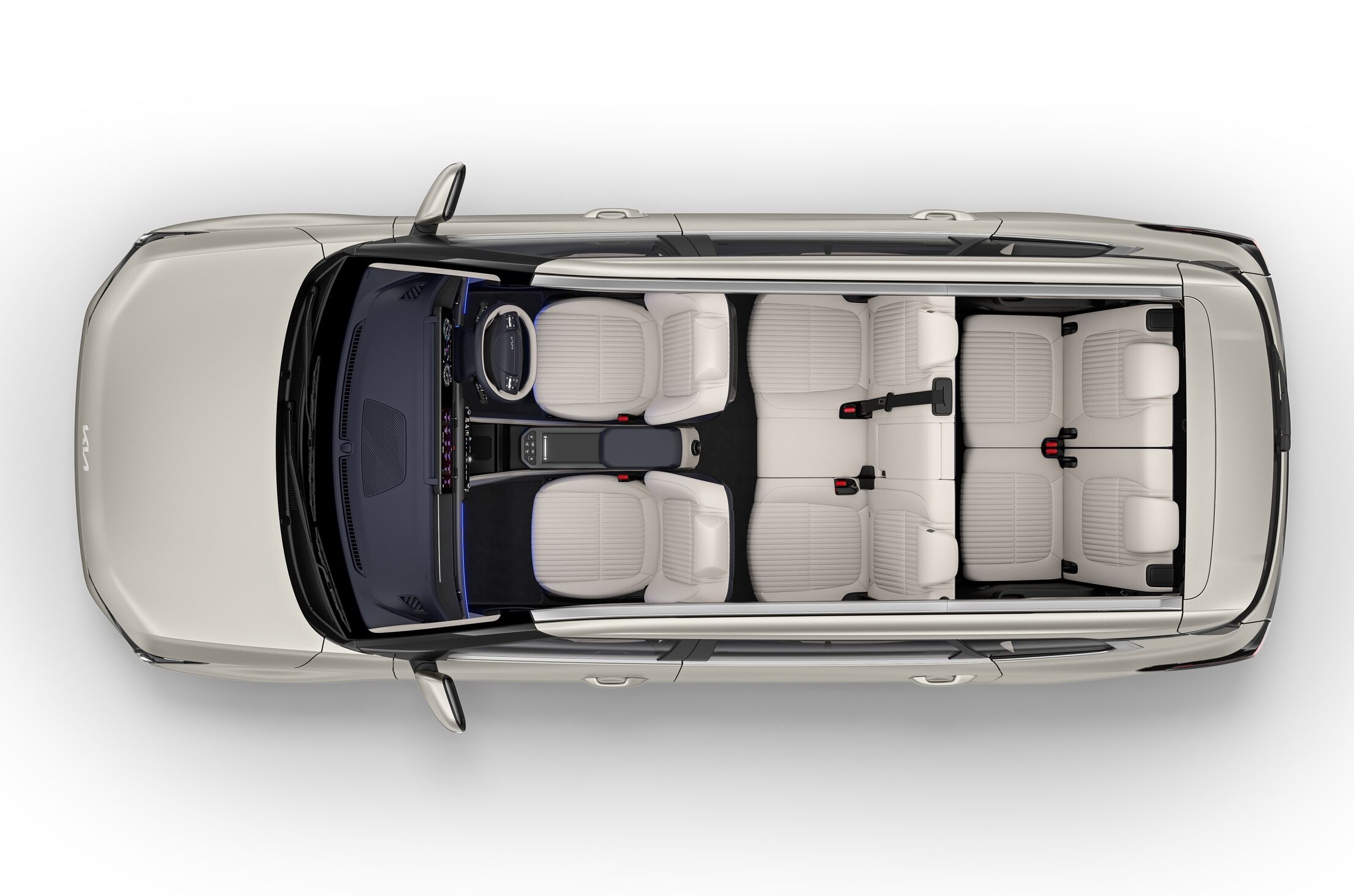 Kia Carens Clavis EV seating configuration Kia Carens Clavis EV seating configuration