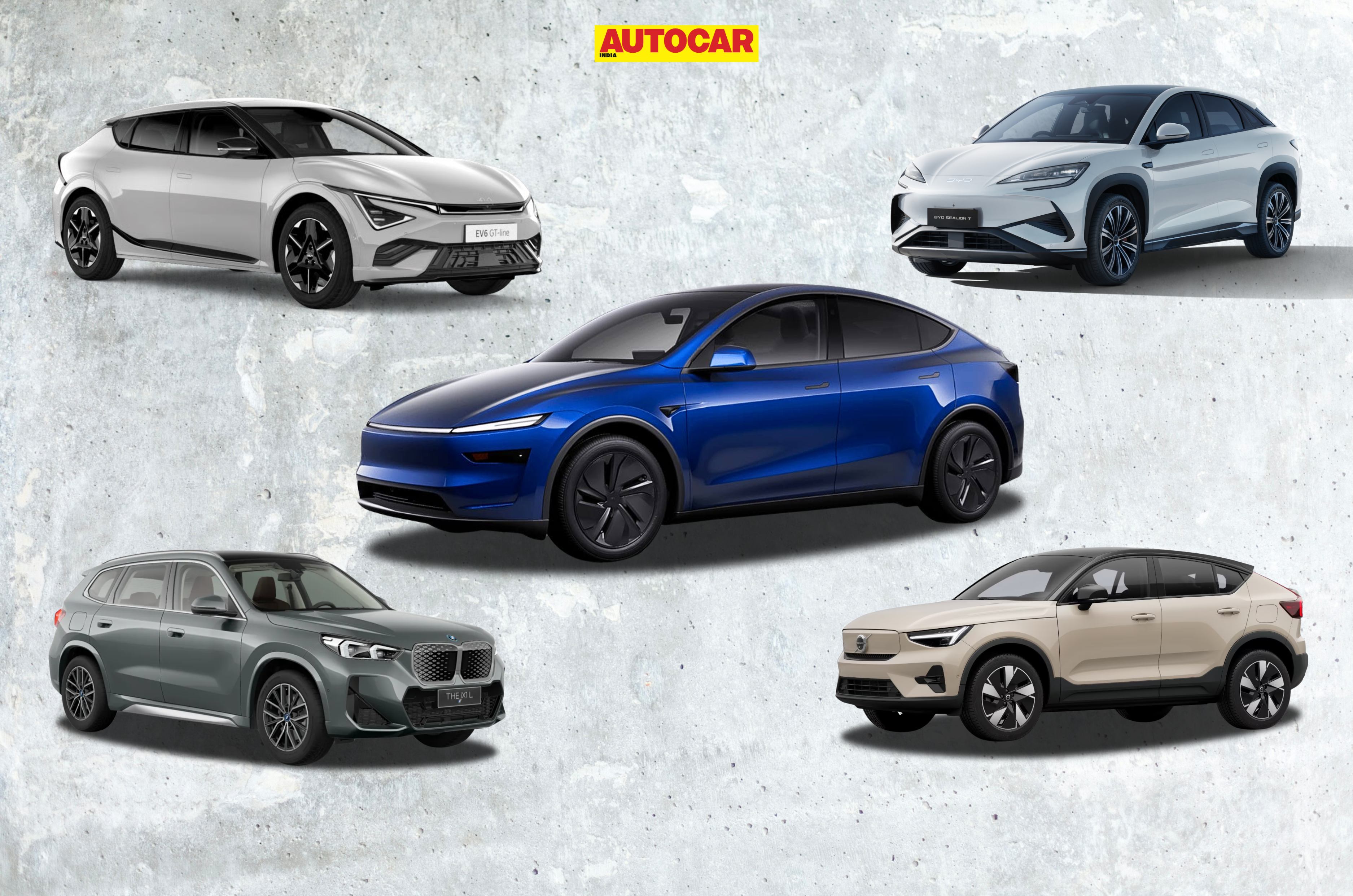 Tesla Model Y vs BYD Sealion 7, Kia EV6, Hyundai Ioniq 5, BMW iX1 LWB, Volvo EX40, C40 Tesla Model Y vs BYD Sealion 7, Kia EV6, Hyundai Ioniq 5, BMW iX1 LWB, Volvo EX40, C40