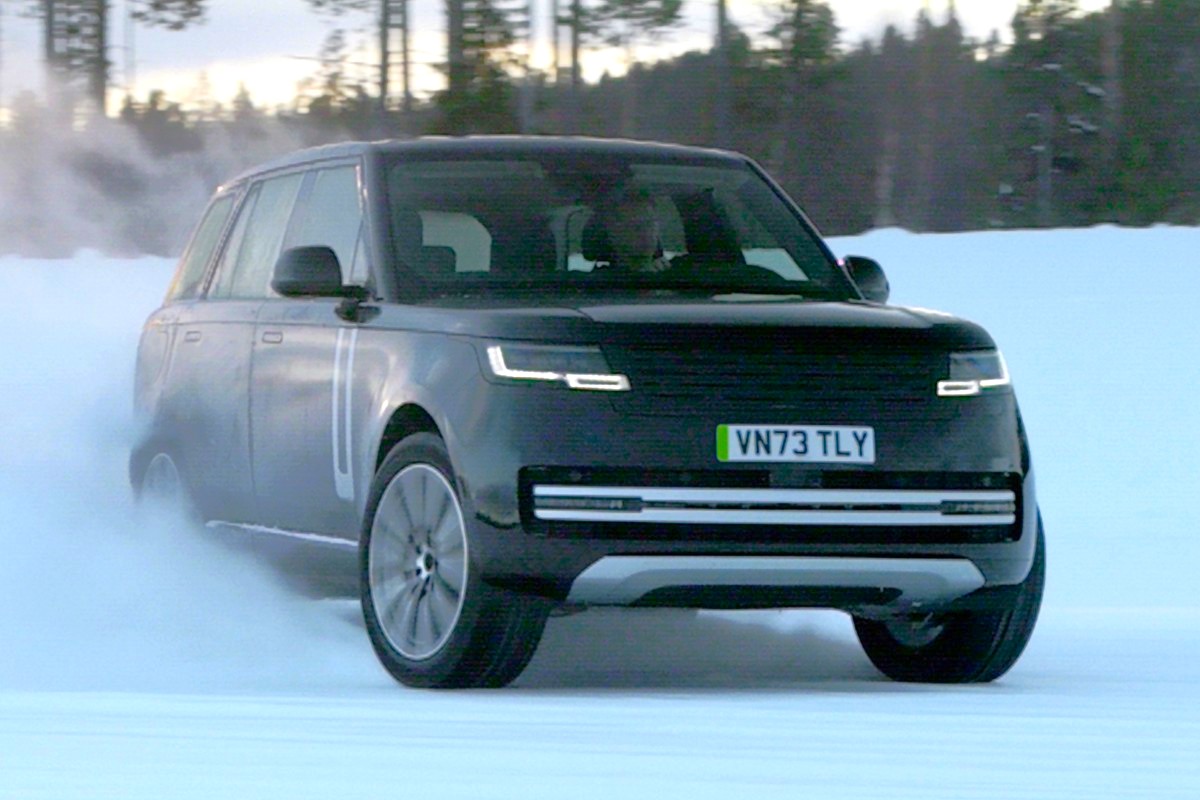 range rover electric ev testing