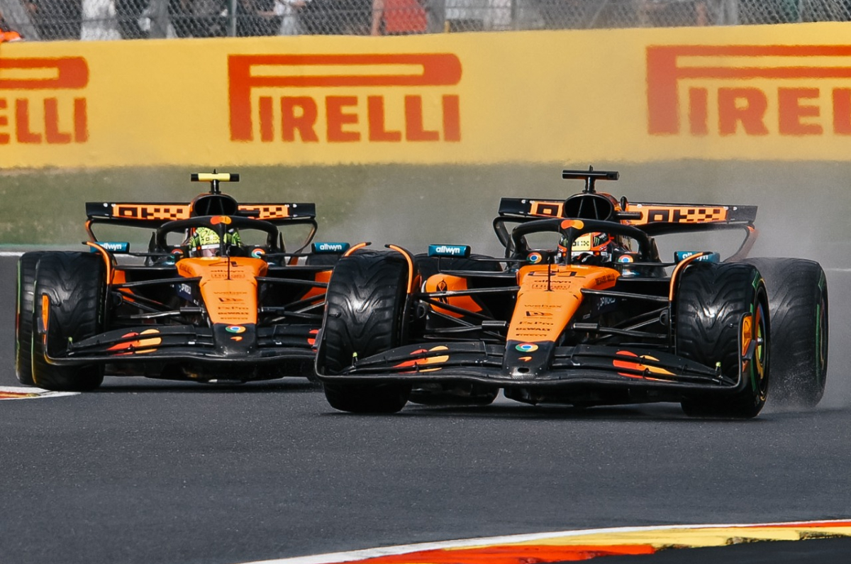 2025 F1 Belgian GP winner Oscar Piastri and Lando Norris