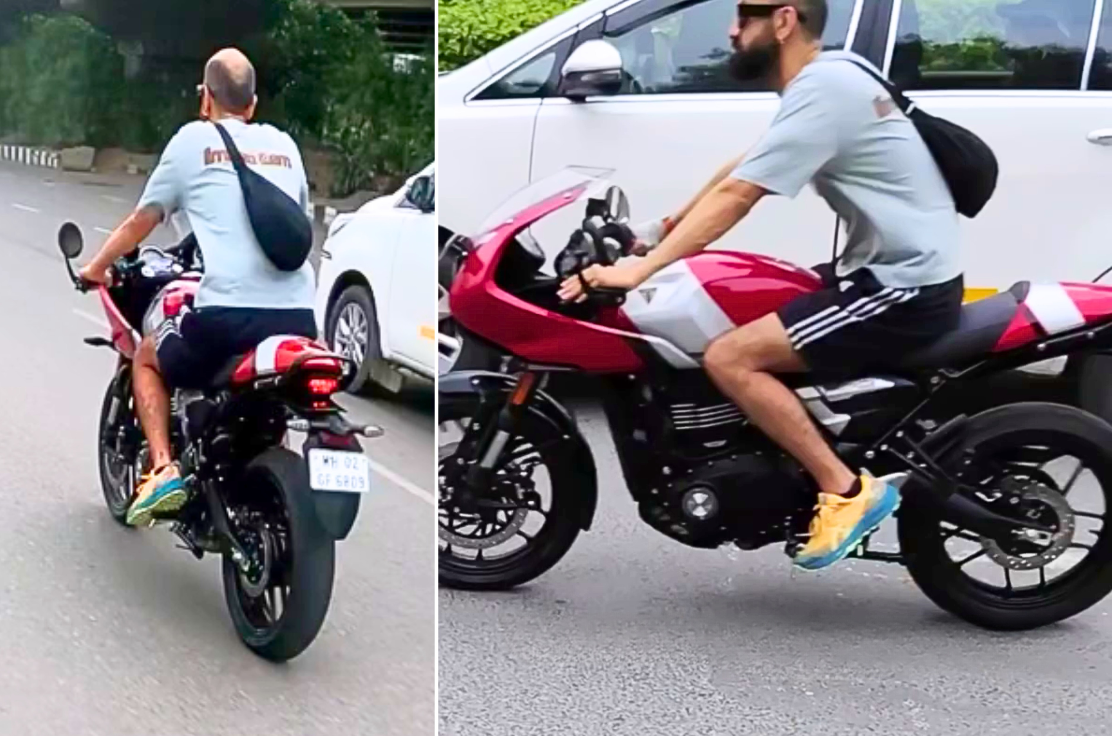 Triumph Thruxton 400 spotted undisguised for the first time