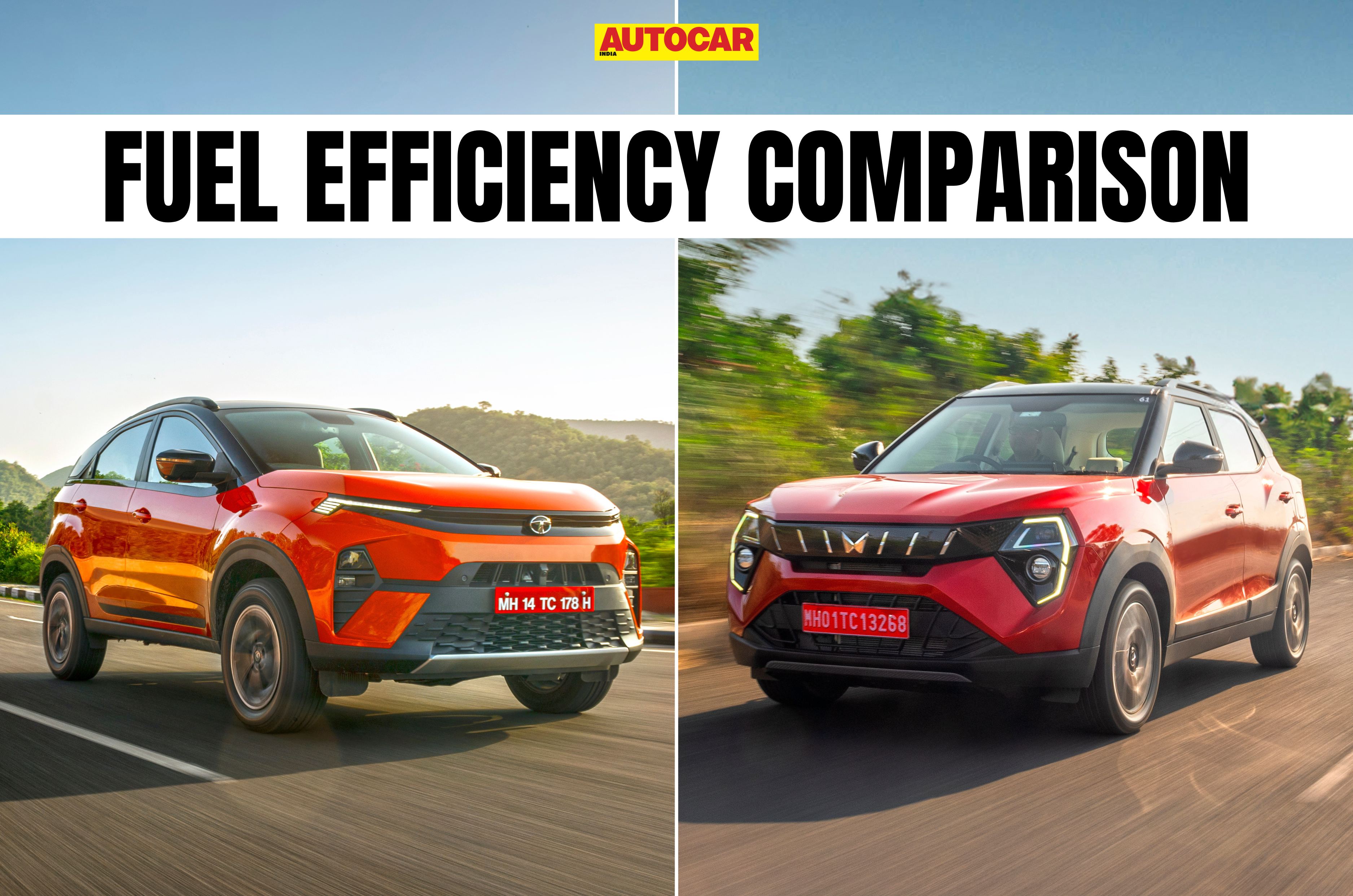 tata nexon mahindra xuv 3xo diesel fuel efficiency real world mileage test