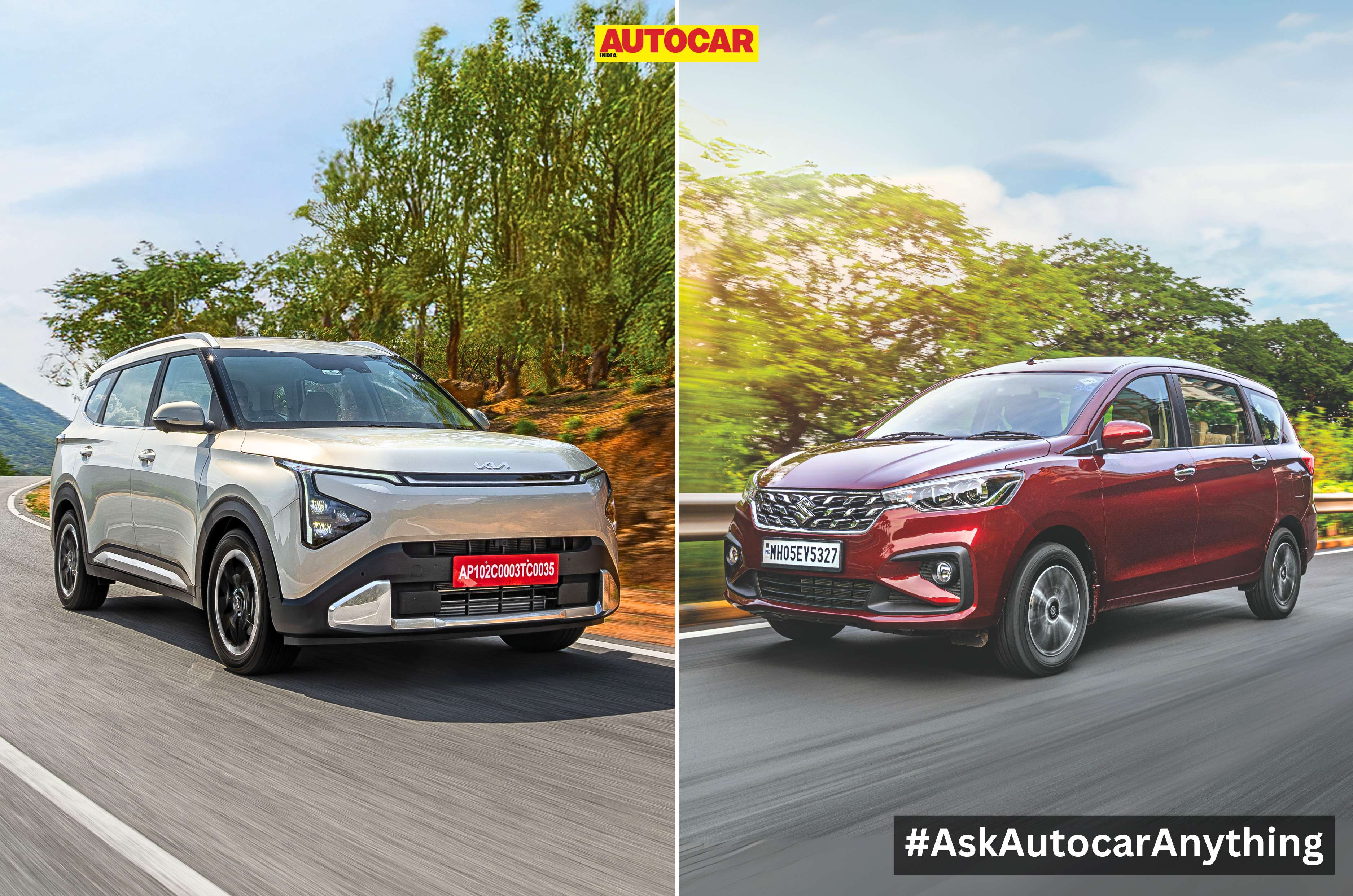 Kia Carens Clavis vs Maruti Ertiga 