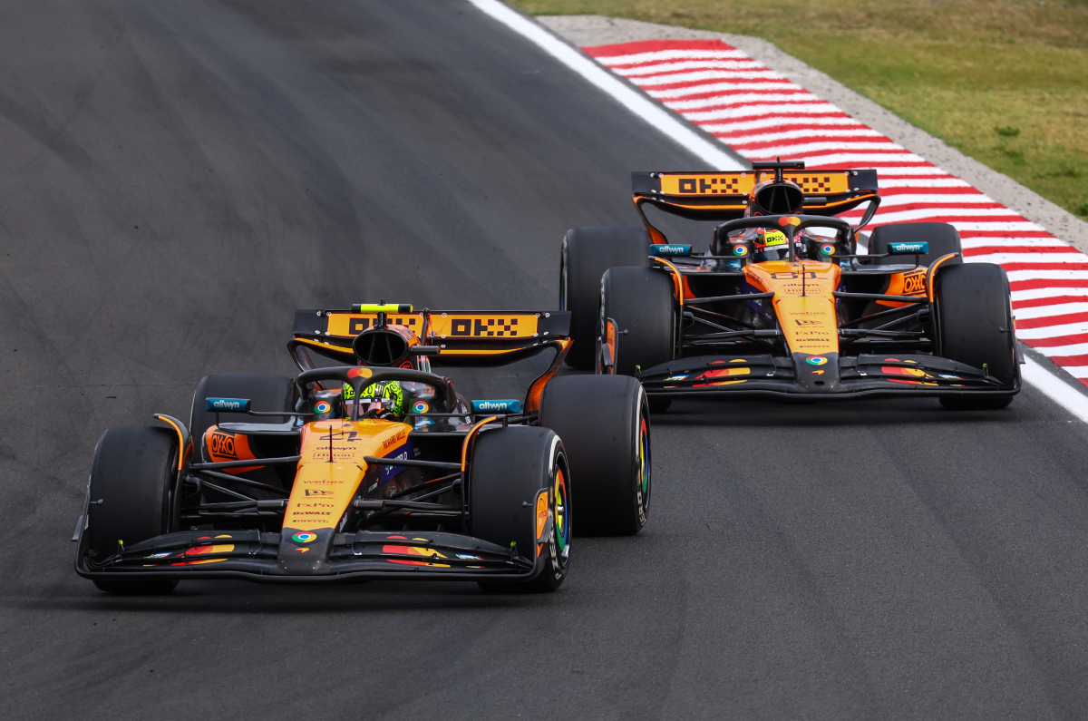 2025 F1 Lando Norris, Oscar Piastri at Hungarian GP