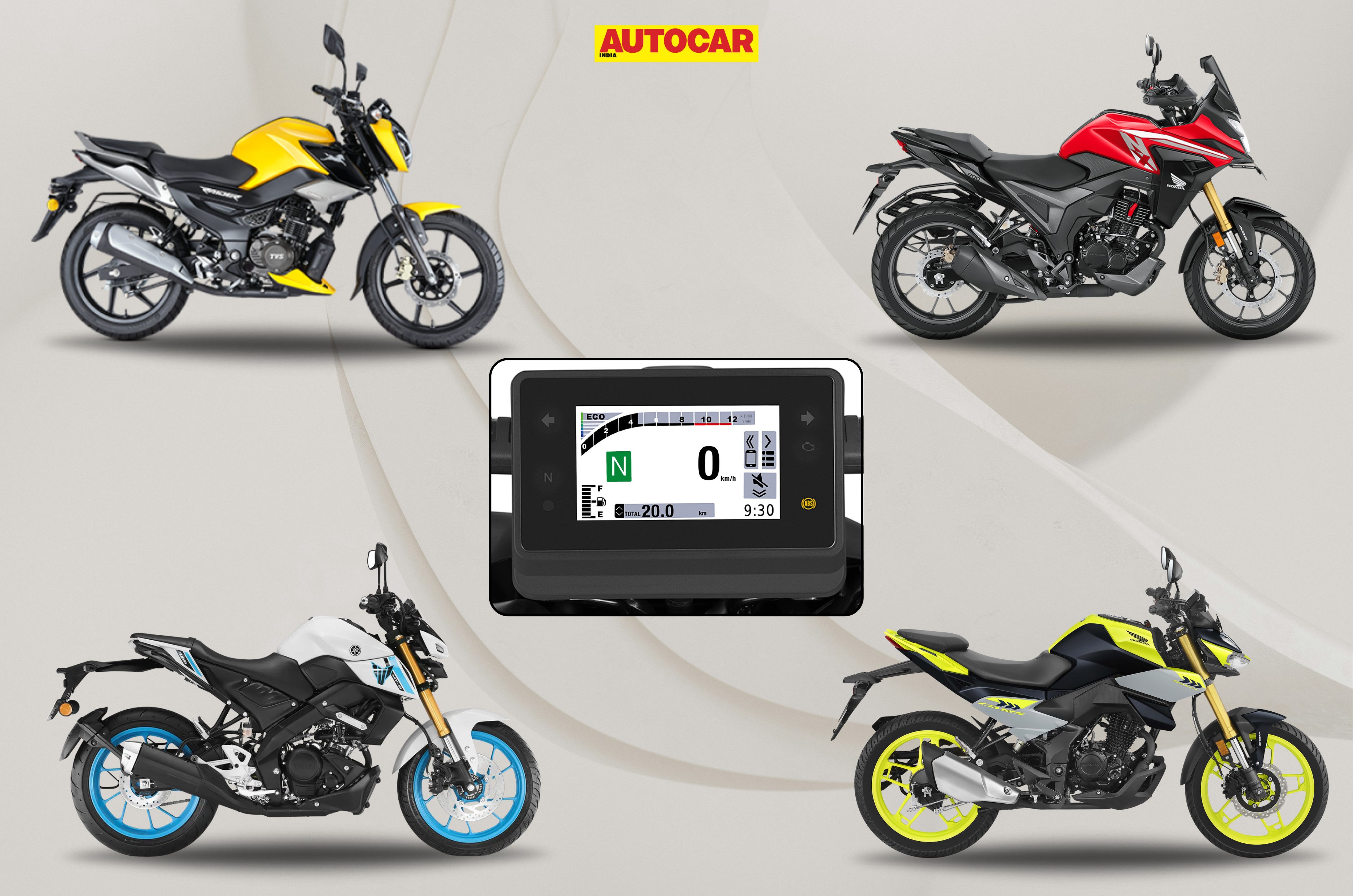 Most affordable bikes in India with a TFT display