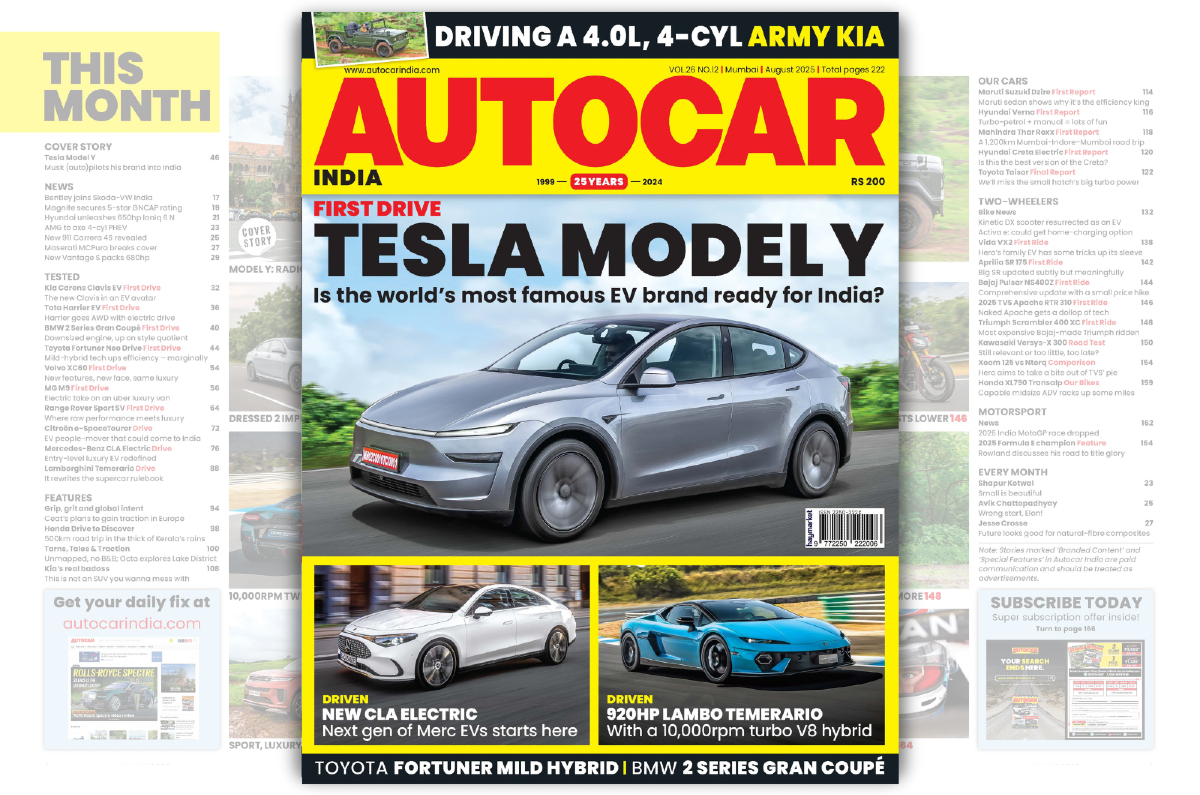 Tesla Model Y, Toyota Fortuner Hybrid, Lamborghini Temerario, and more: Autocar India August 2025
