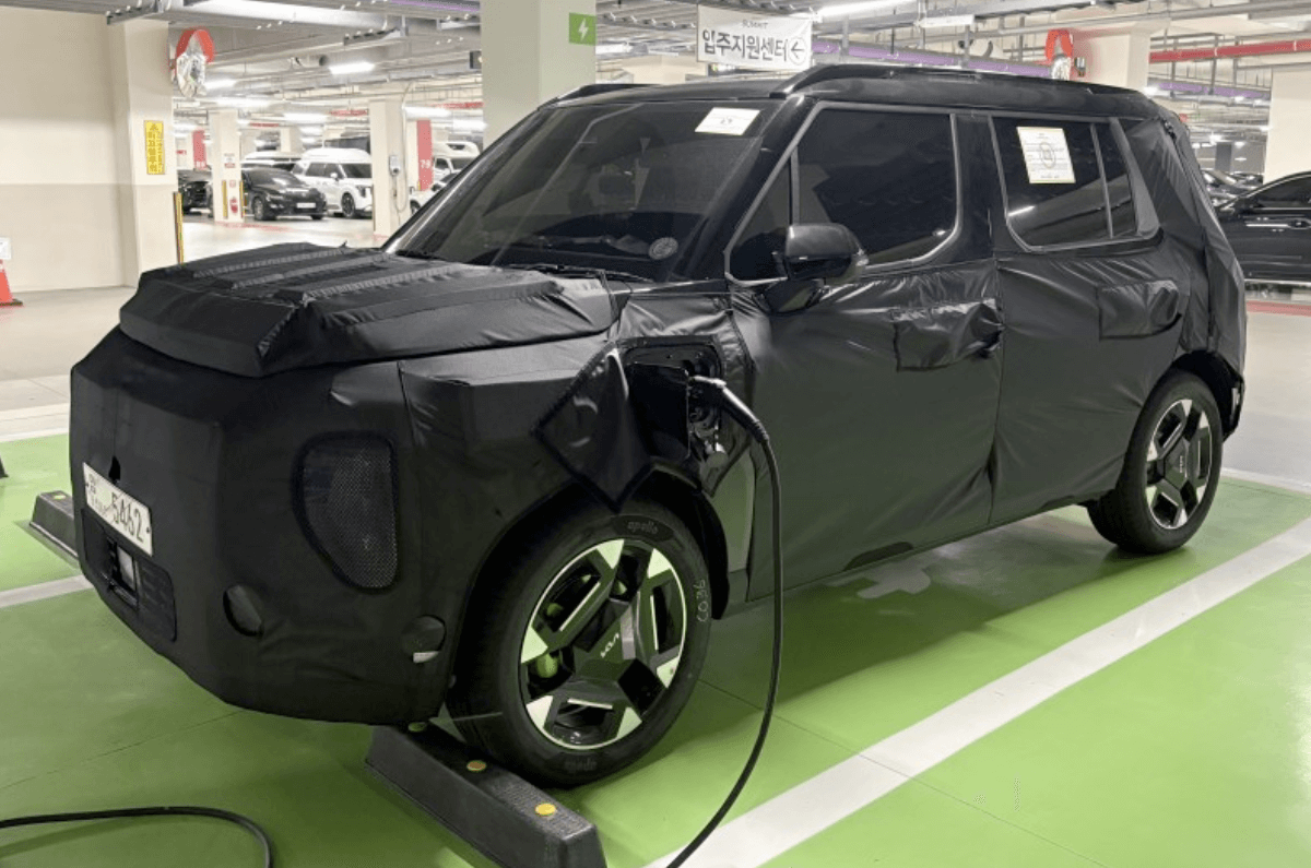 Kia Syros EV spied for the first time
