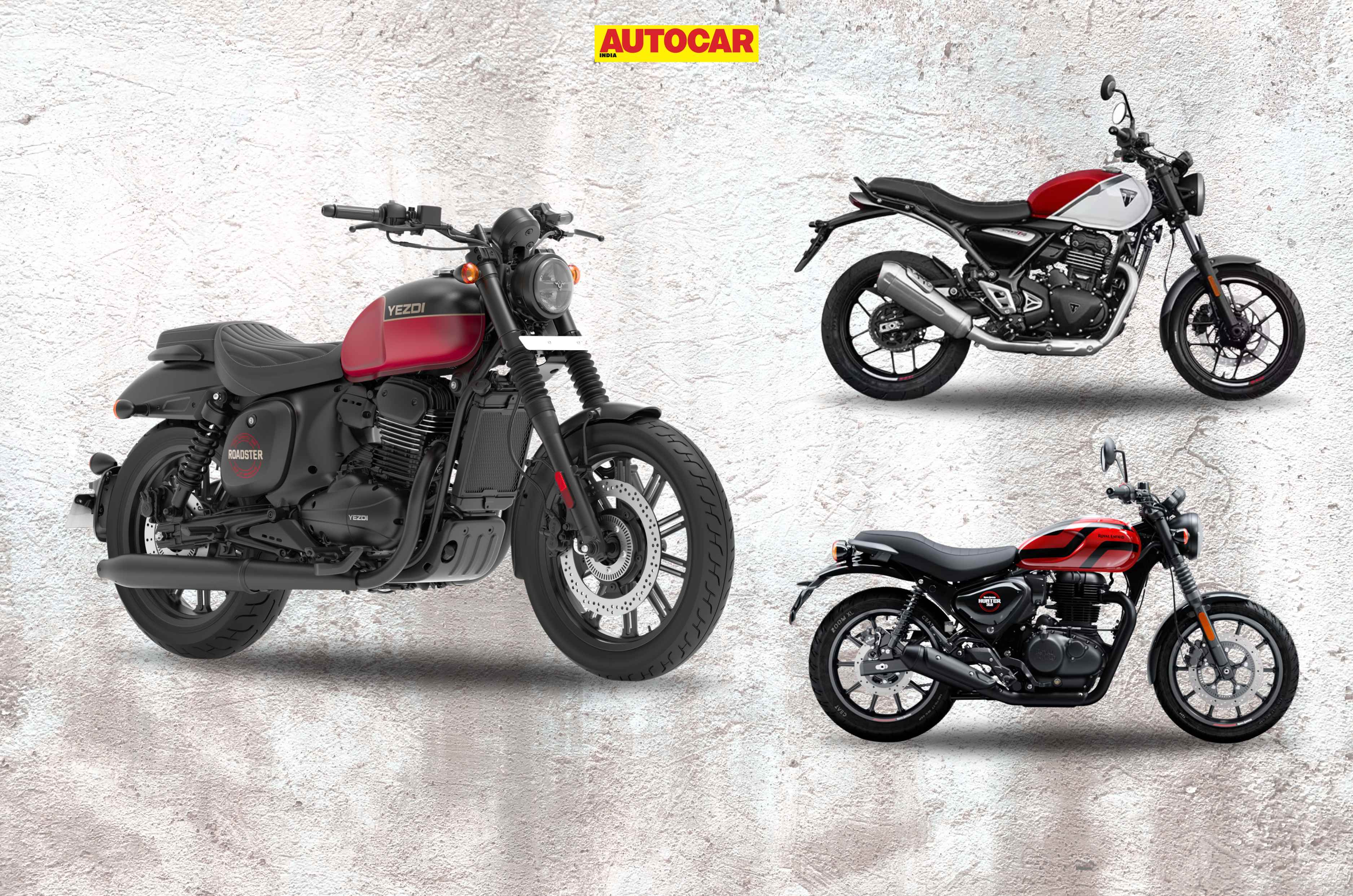 2025 Yezdi Roadster vs vs rivals: price and specifications compared