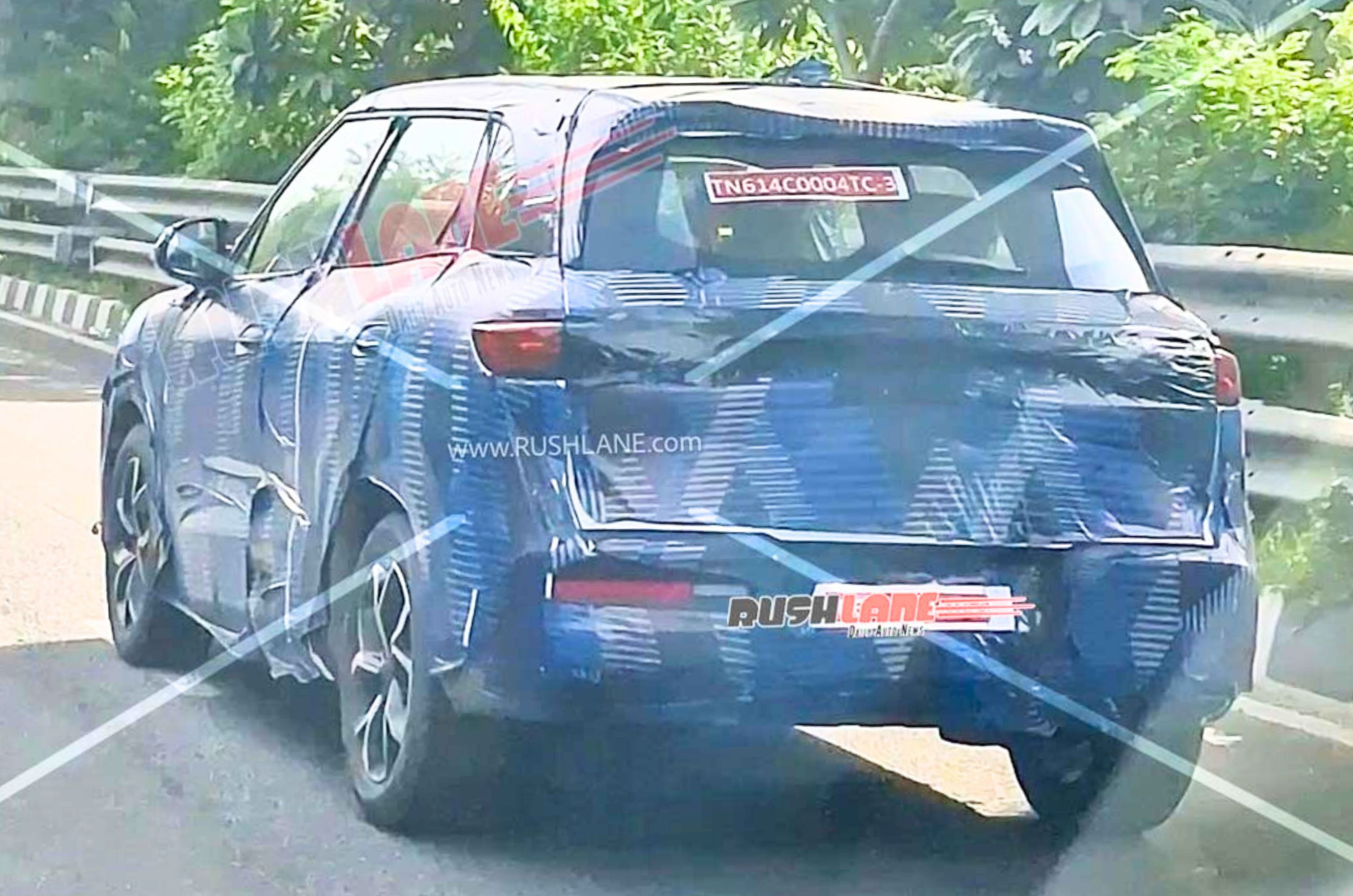 BYD Atto 2 midsize SUV spied testing in India