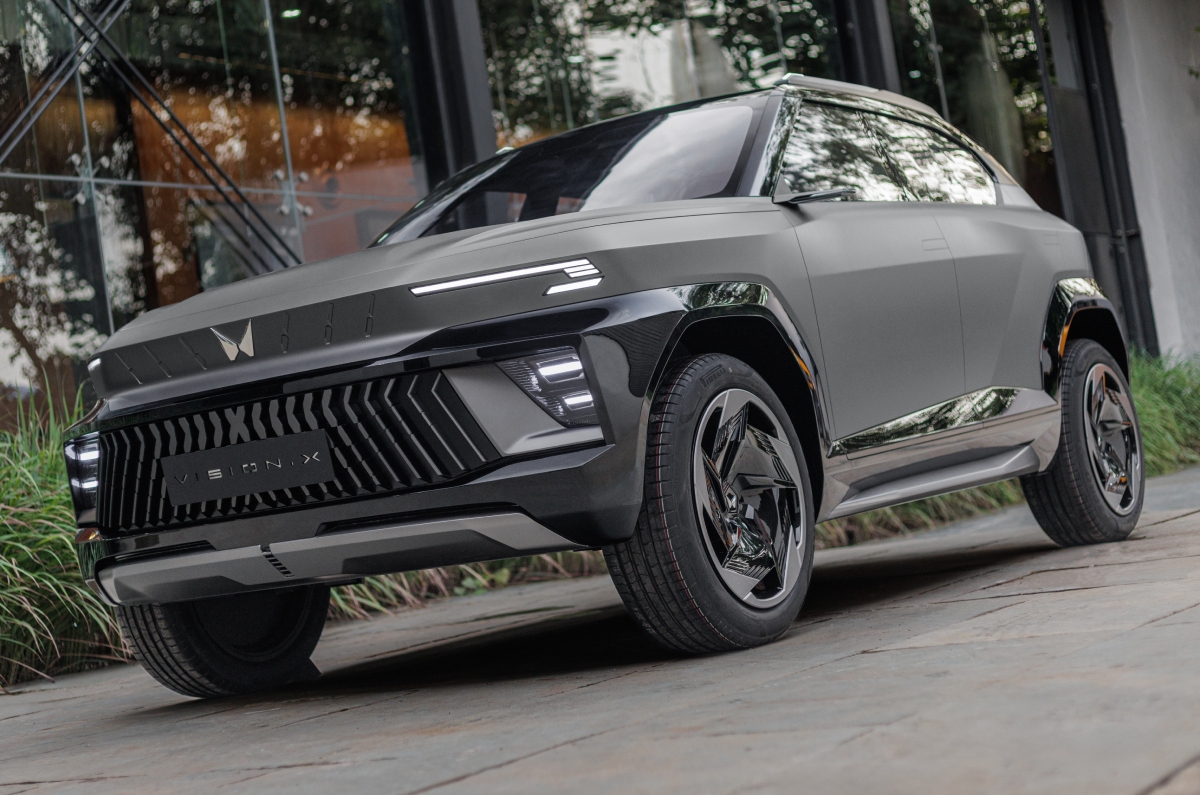 Mahindra Vision X exterior front left side