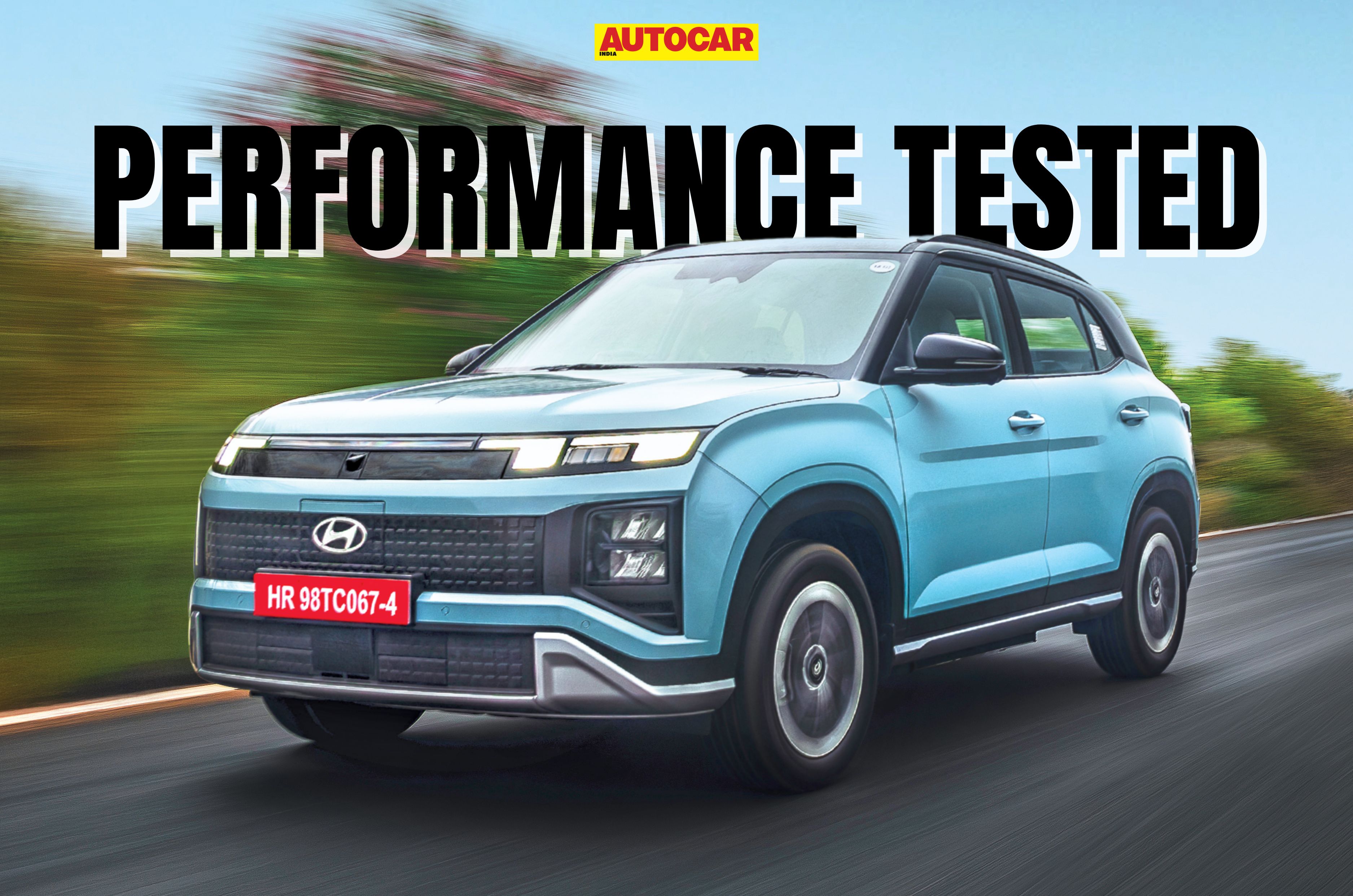 Hyundai Creta Electric 0-100kph, rolling acceleration and braking performance test