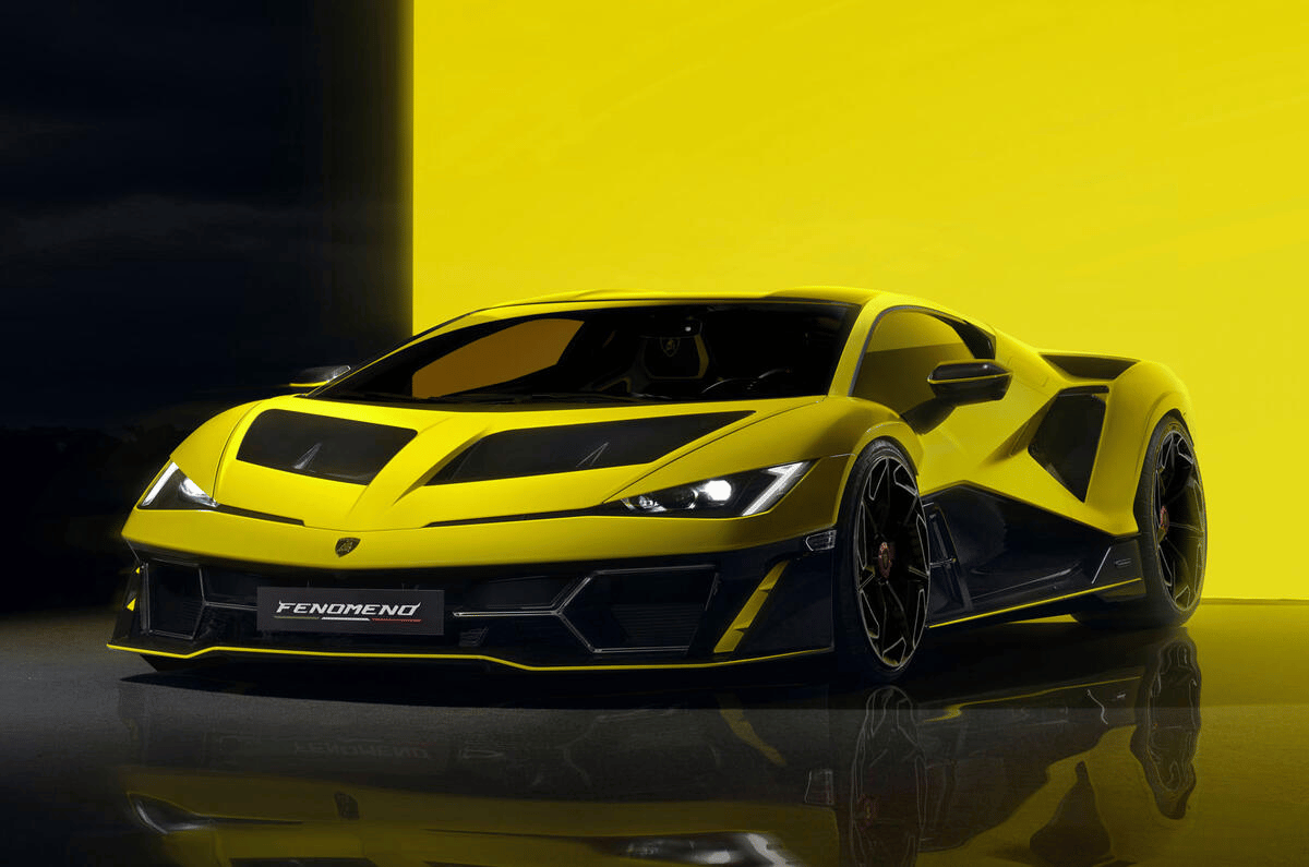 Lamborghini Fenomeno exterior yellow colour