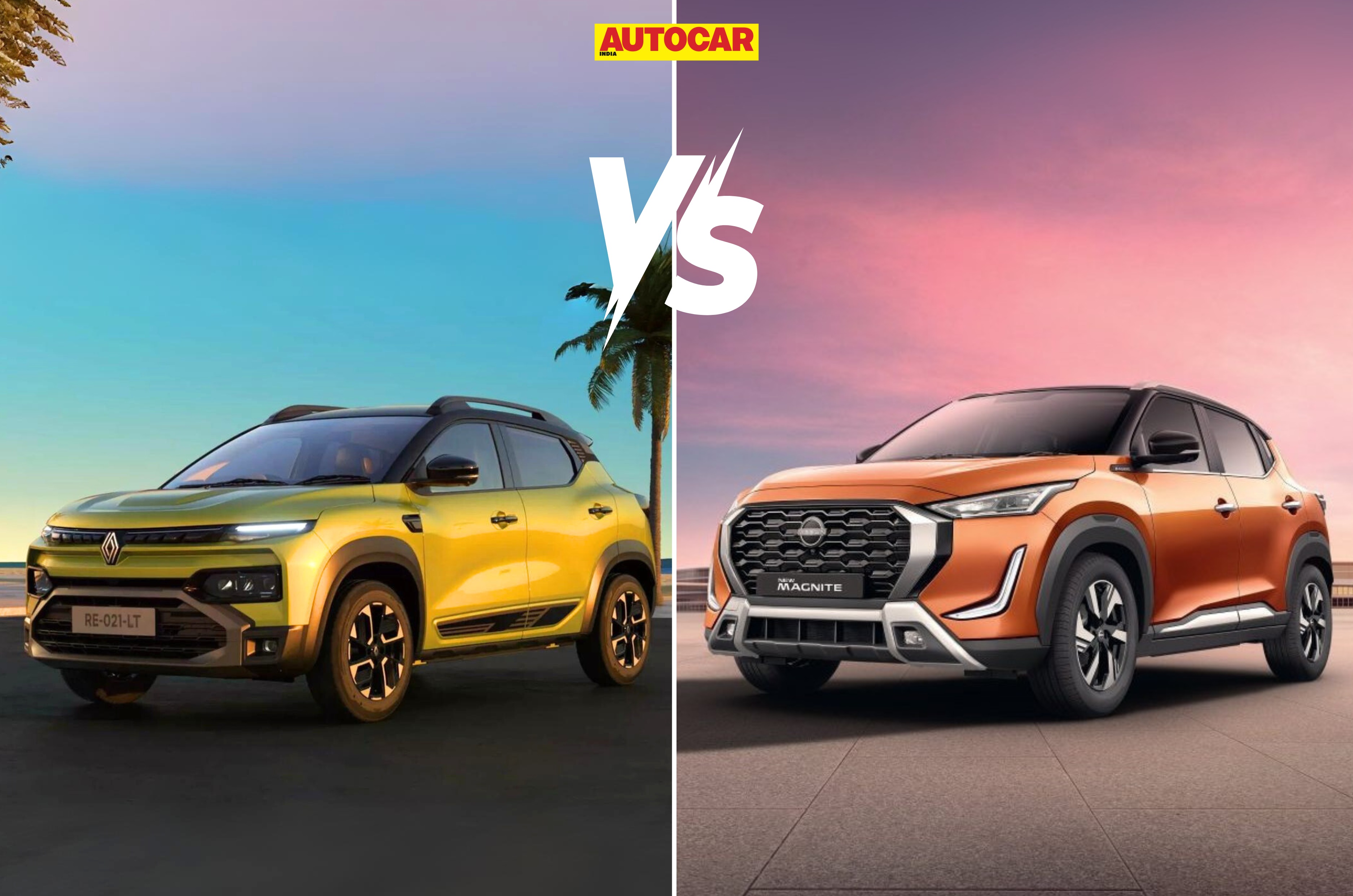 Renault Kiger and Nissan Mgnite