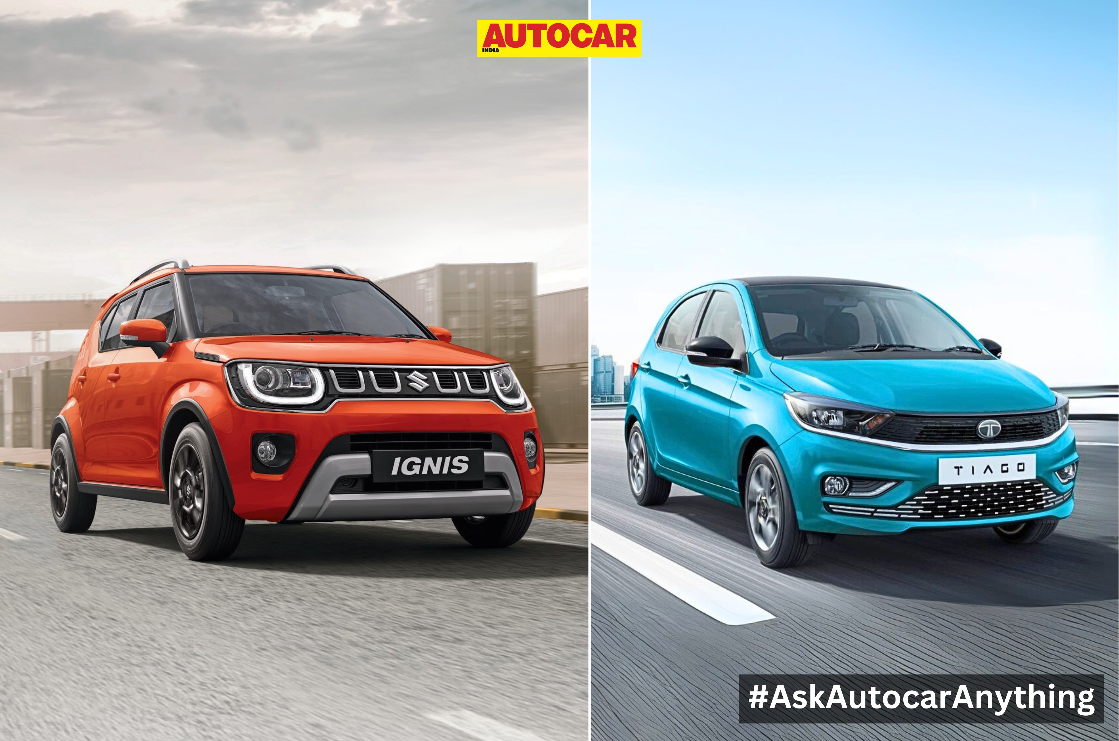 Maruti Ignis vs Tata Tiago 