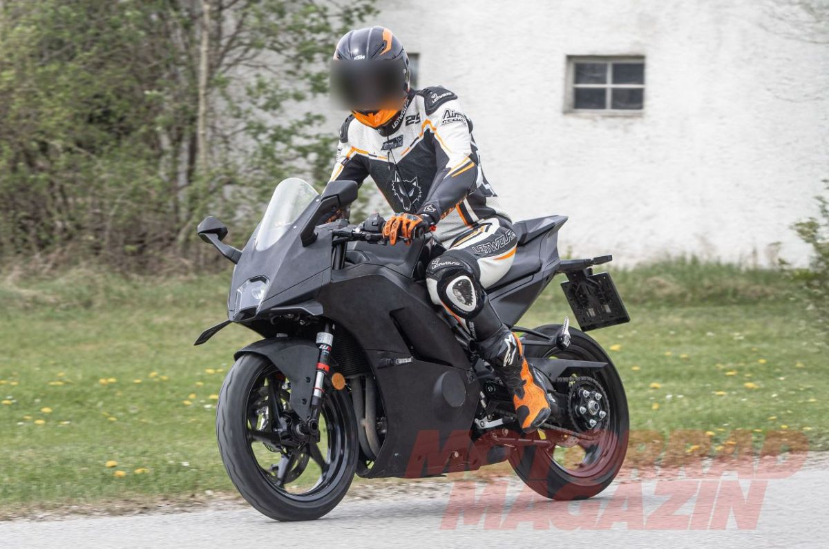 KTM RC based on CFMoto twin cylinder platform spied