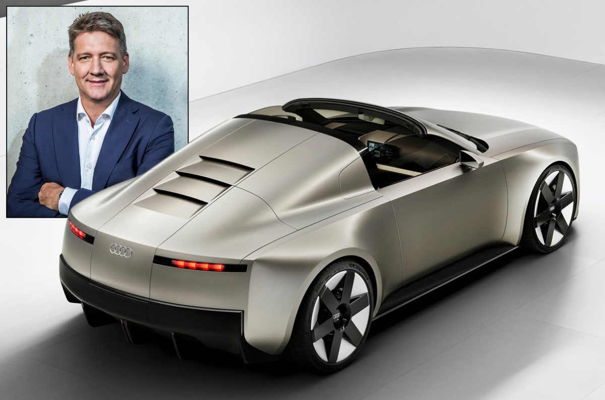 Audi C Concept with CEO Dollner inset
