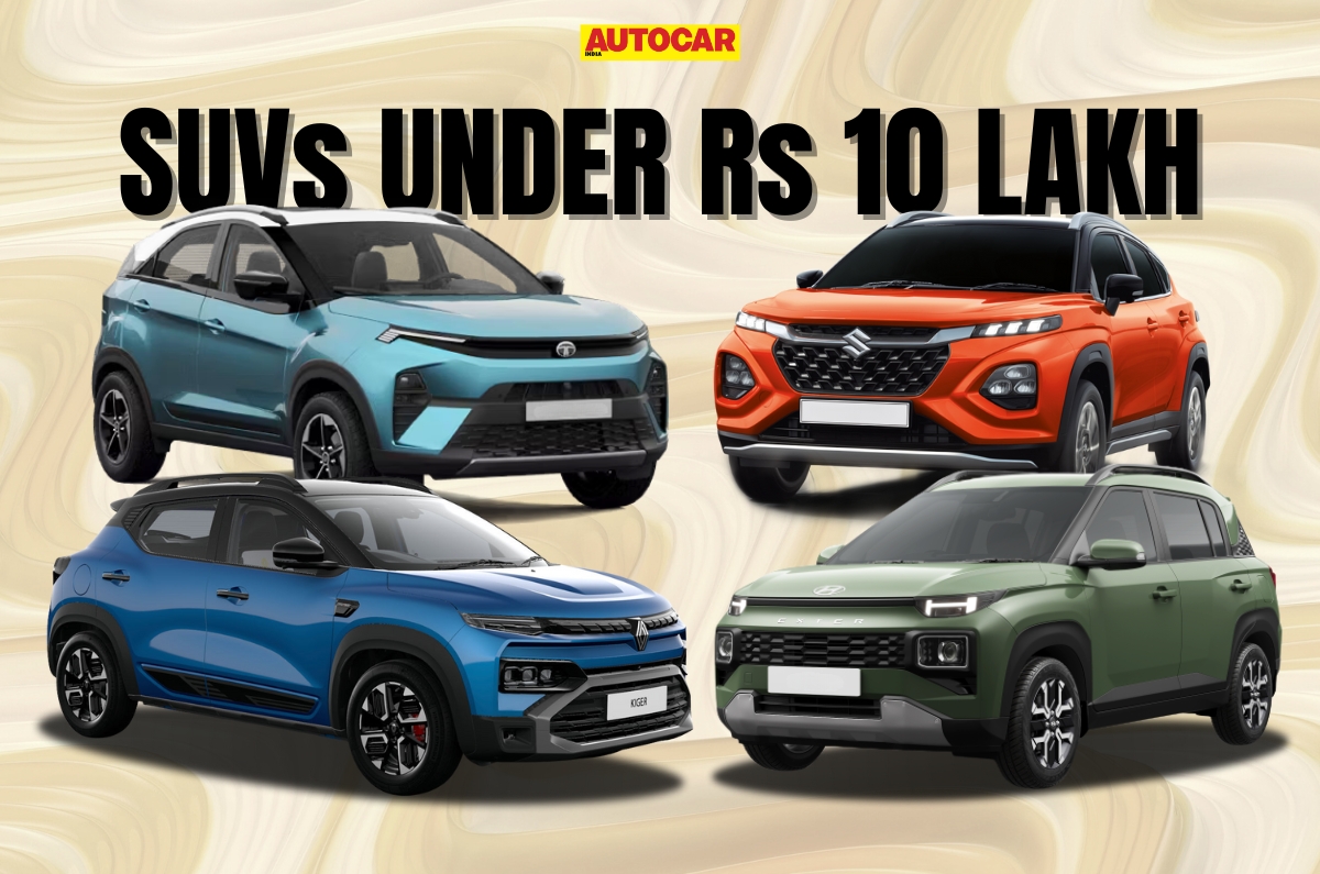 Most affordable SUVs in India under Rs 10 lakh