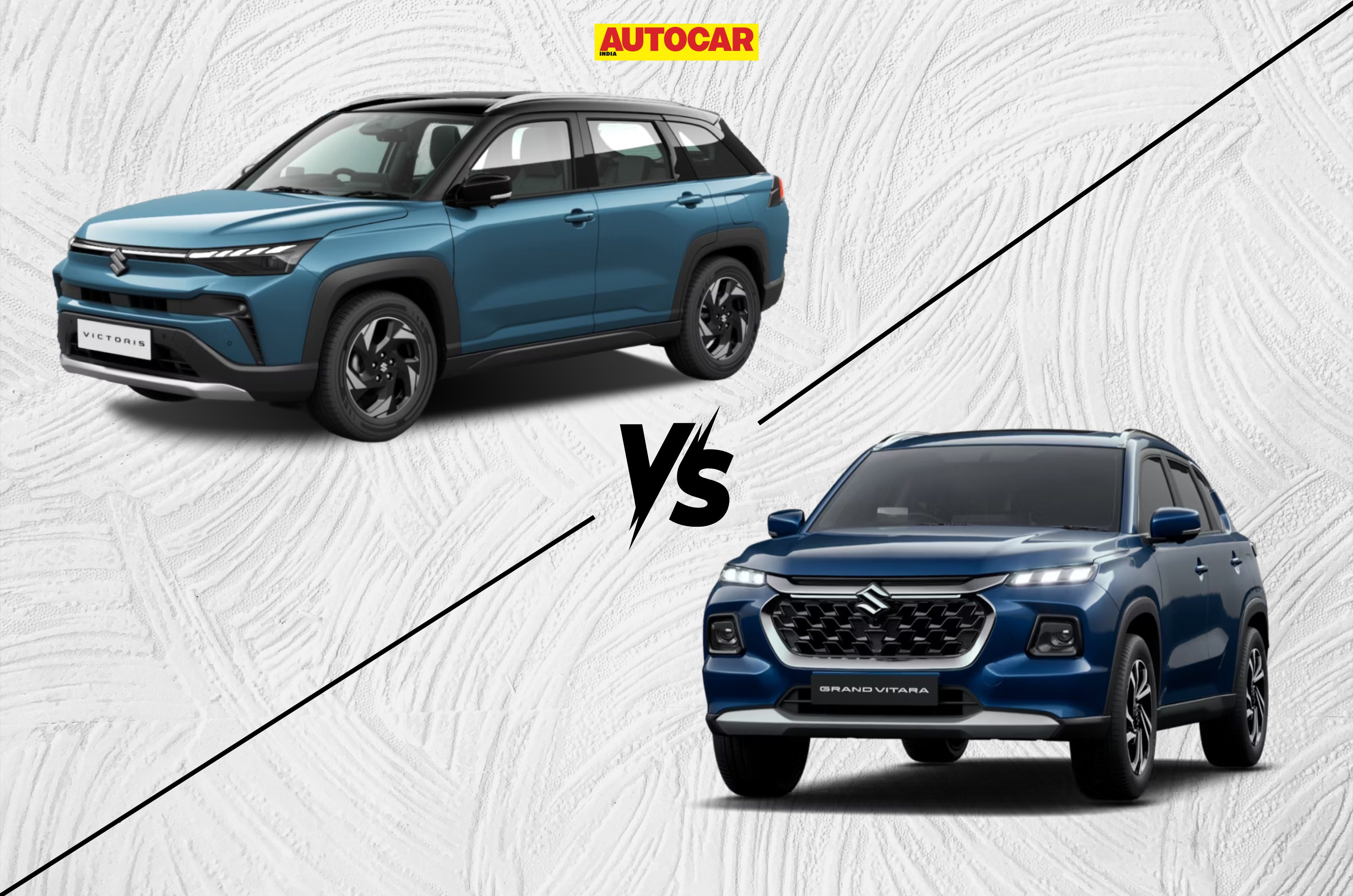 maruti suzuki victoris vs grand vitara features in top trim variant