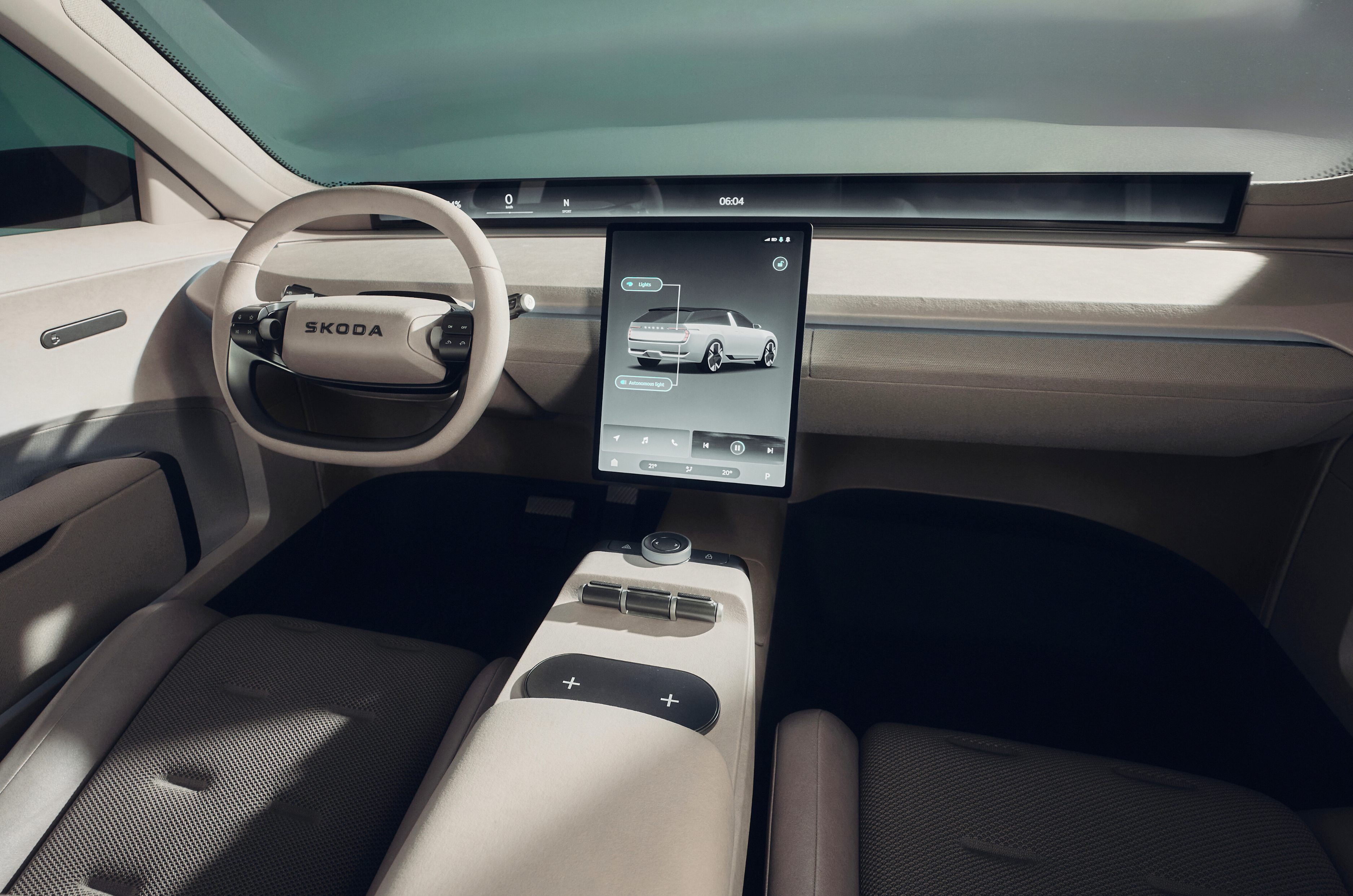 Skoda Vision O concept interior 
