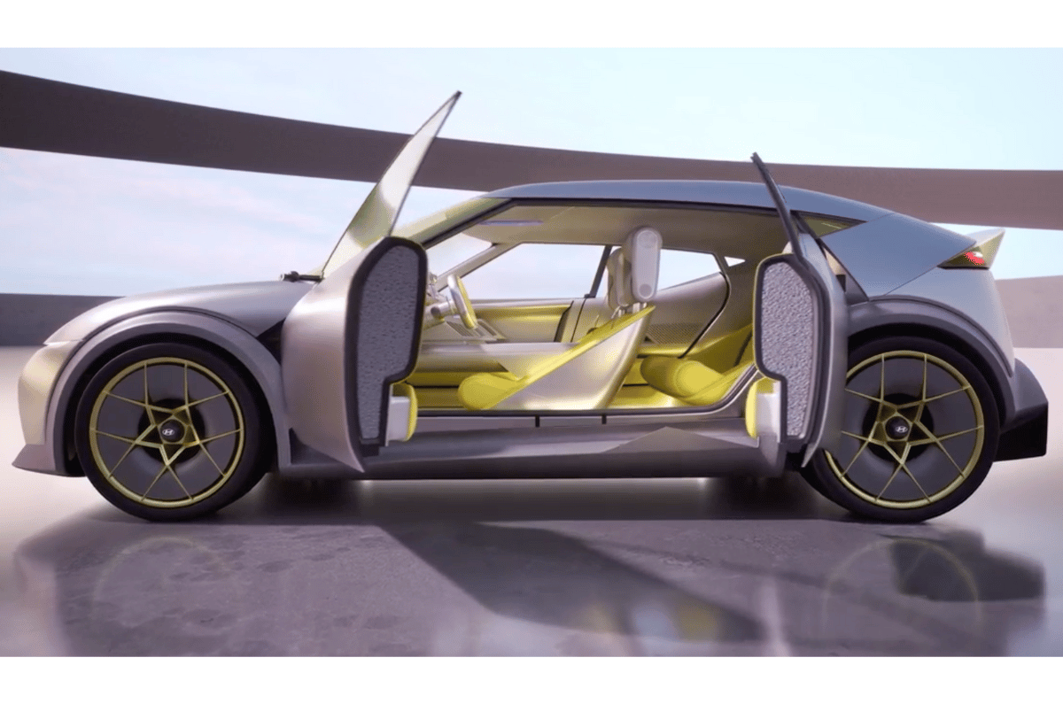 Hyundai Concept Three concept coach doors