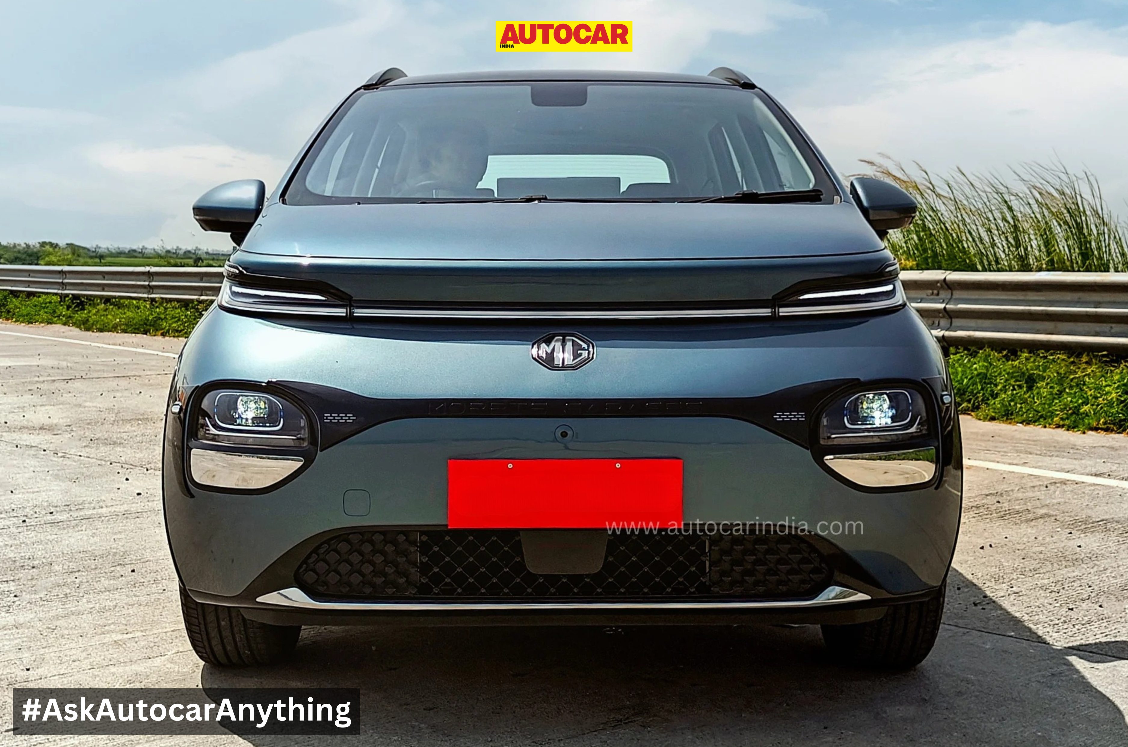 MG Windsor EV front head on