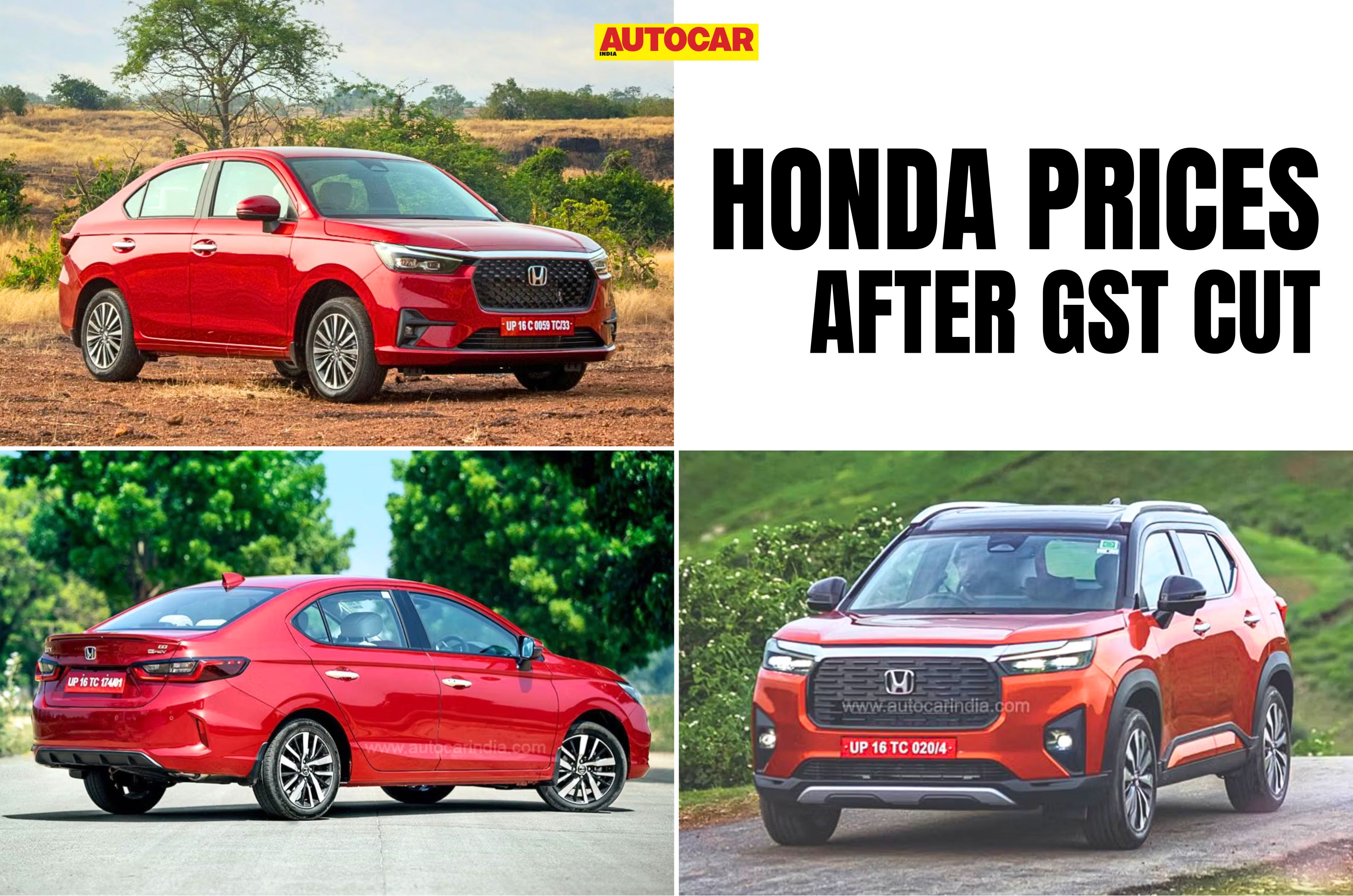 Honda car prices down by up to Rs 1.2 lakh after GST cuts
