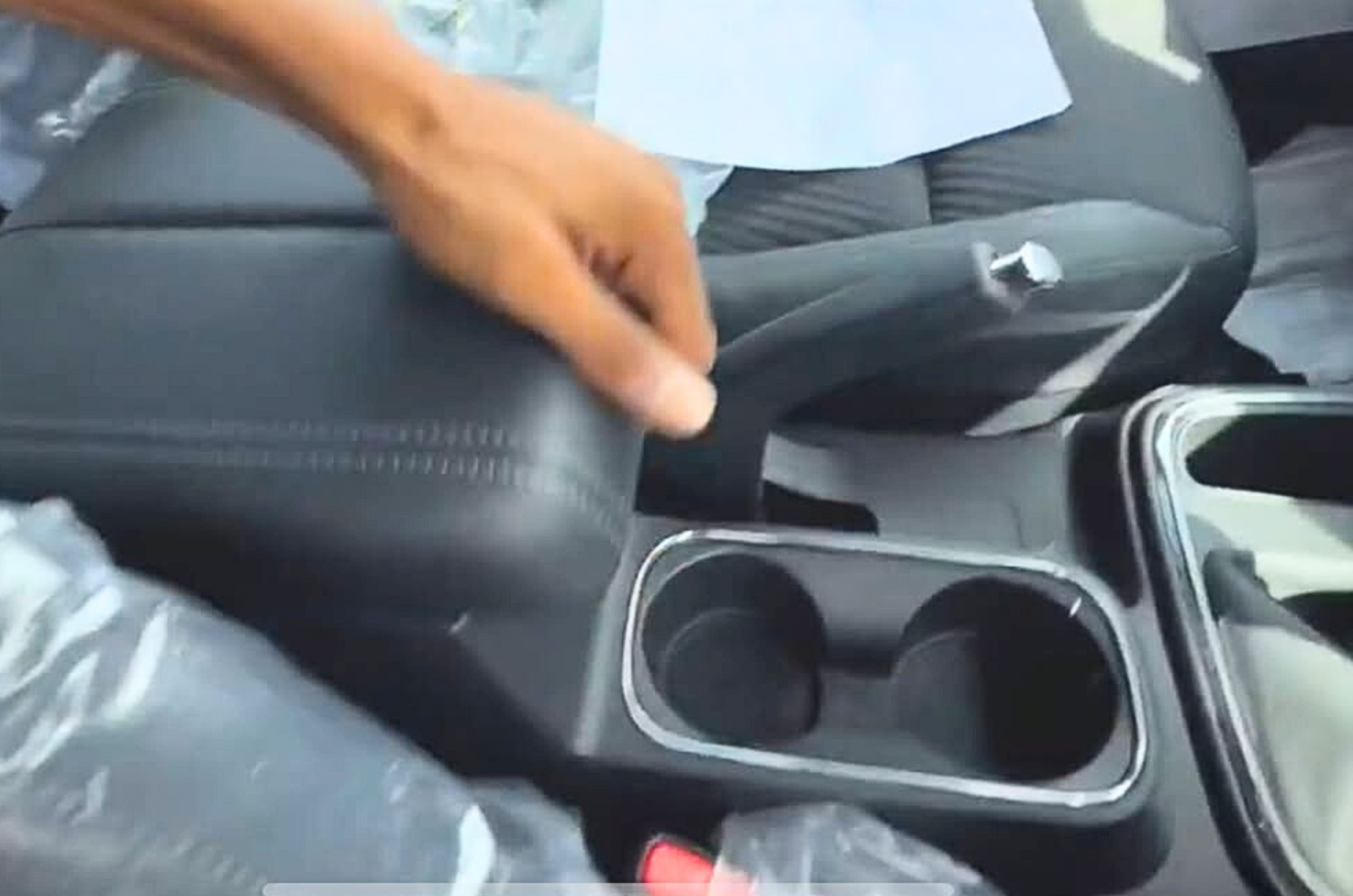 new mahindra thar facelift interior centre armrest