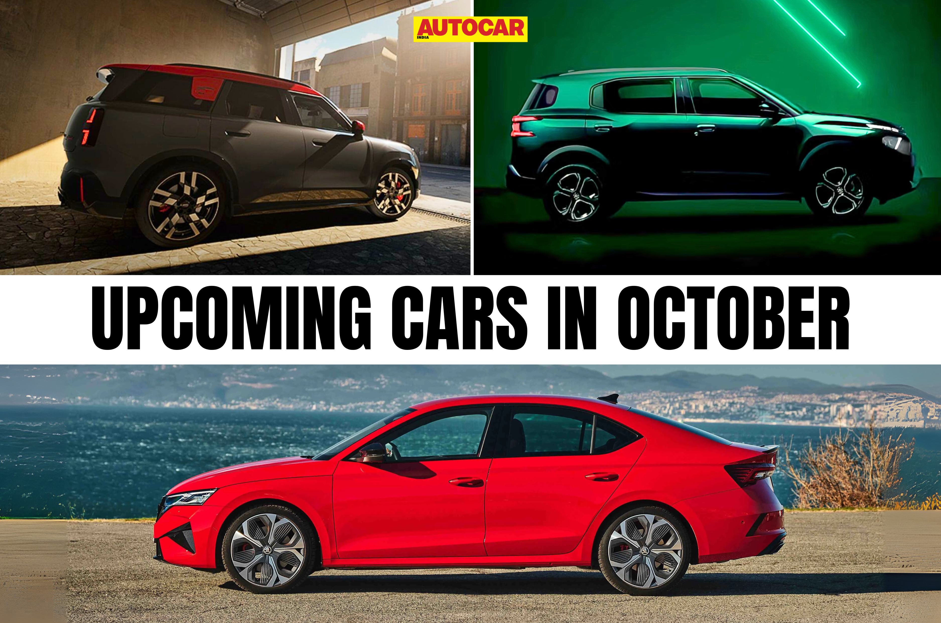 Upcoming cars in October