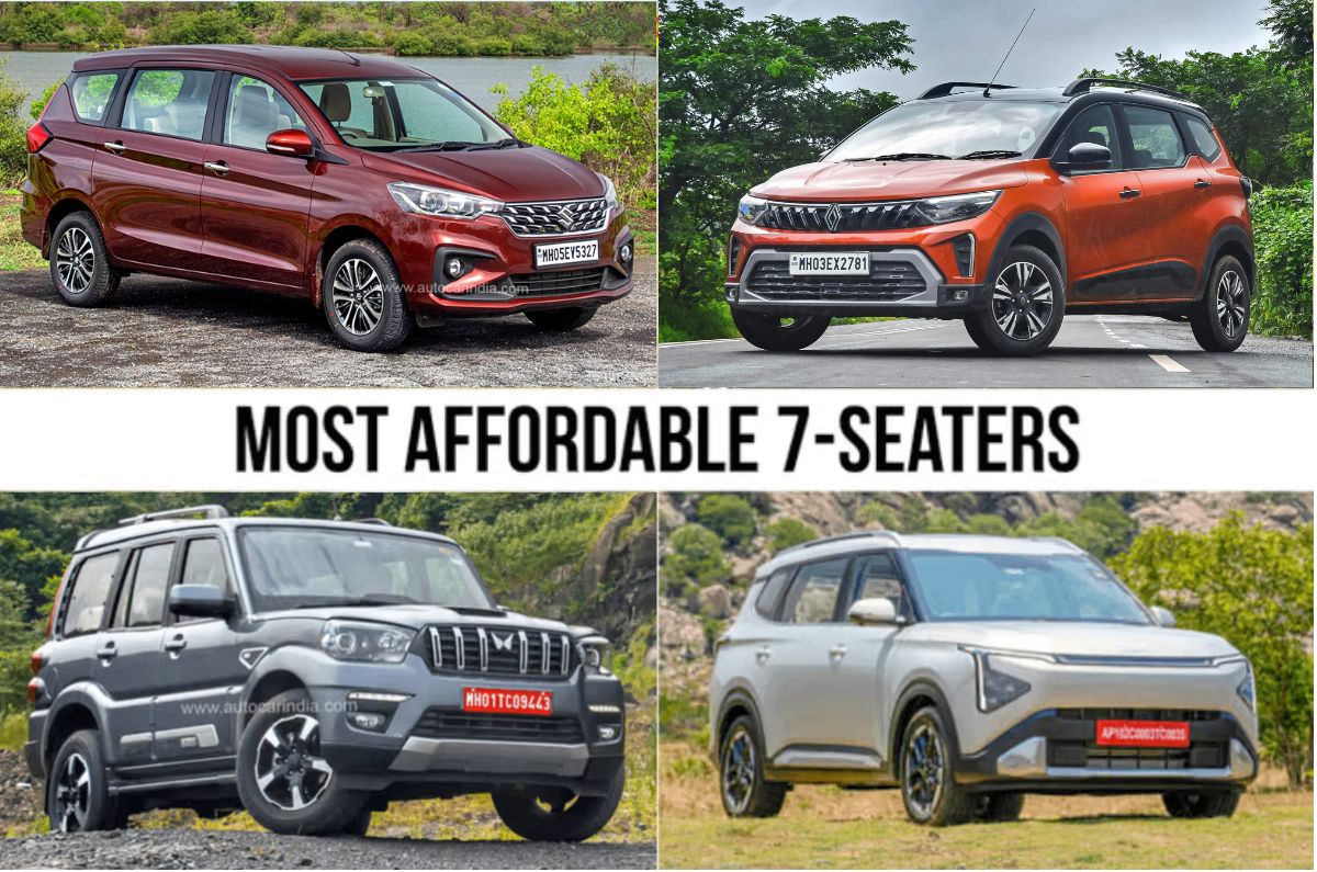 Top 10 cheapest 7-seater cars in India 