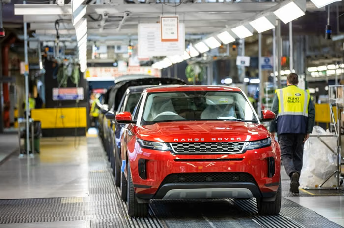 JLR factory resumes production