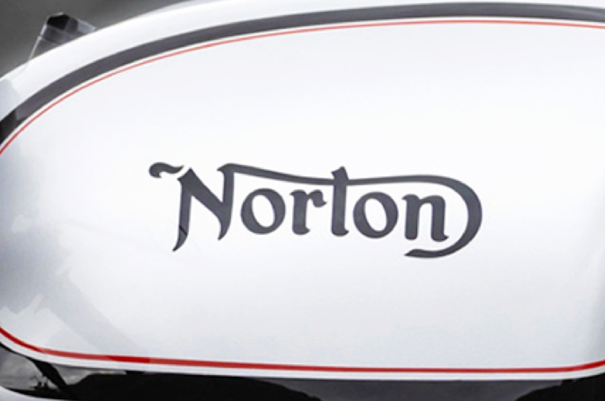Norton logo on fuel tank