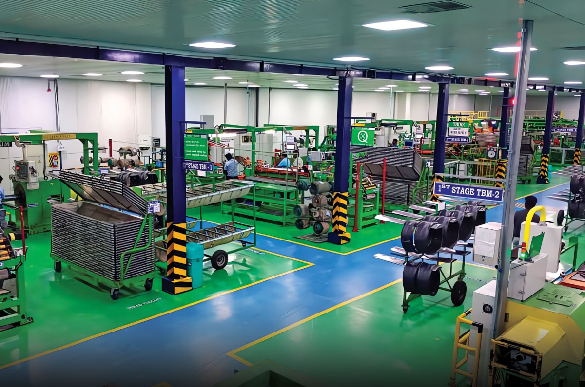 Eurogrip tyre factory plant shot