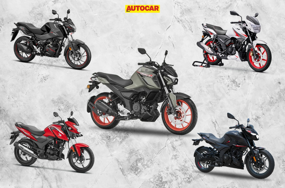 Yamaha FZ Rave vs Hero Xtreme 160R vs TVS Apache RTR 160 2V vs Honda ...
