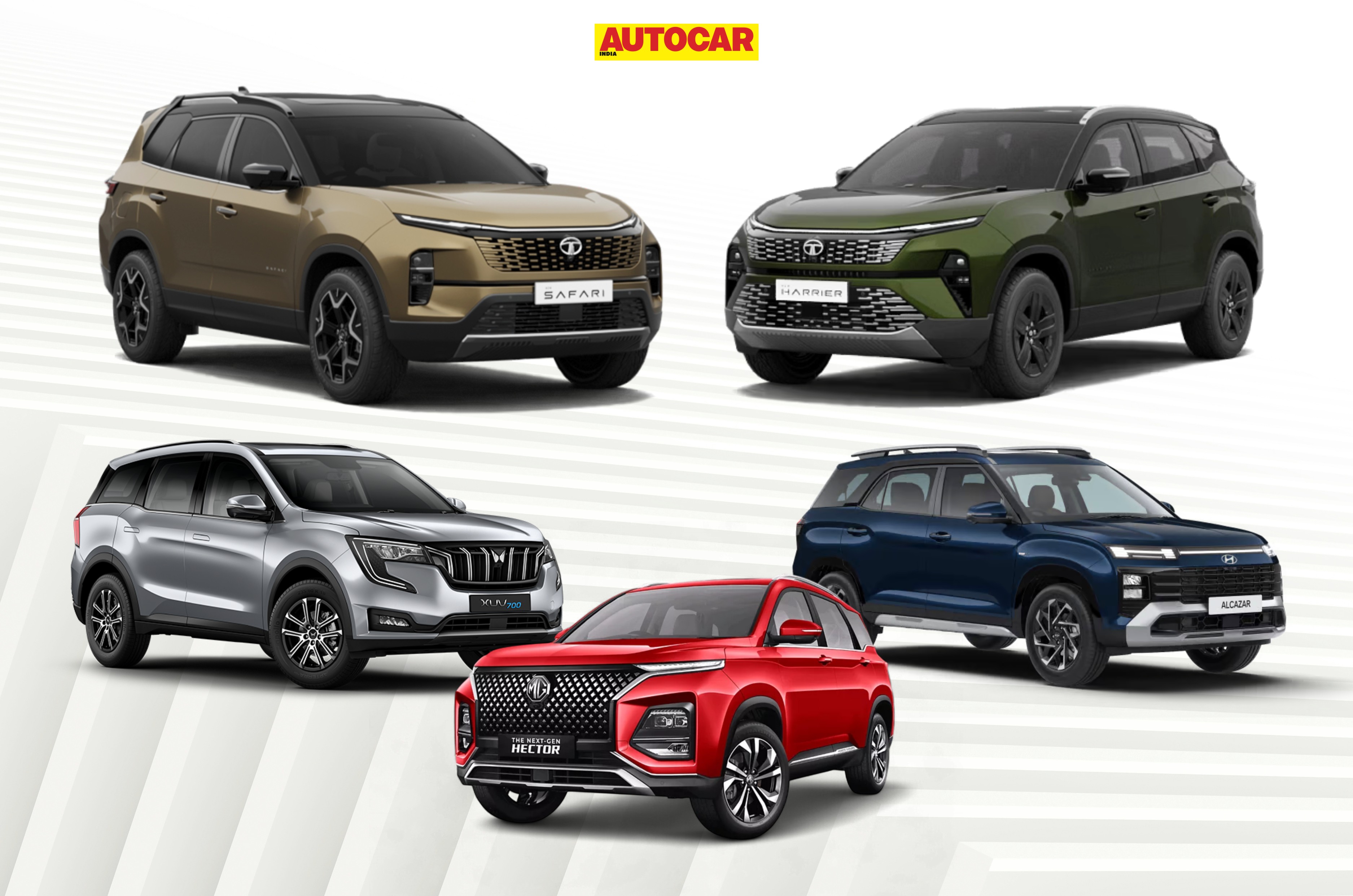 Tata Harrier and Safari Petrol vs Rivals