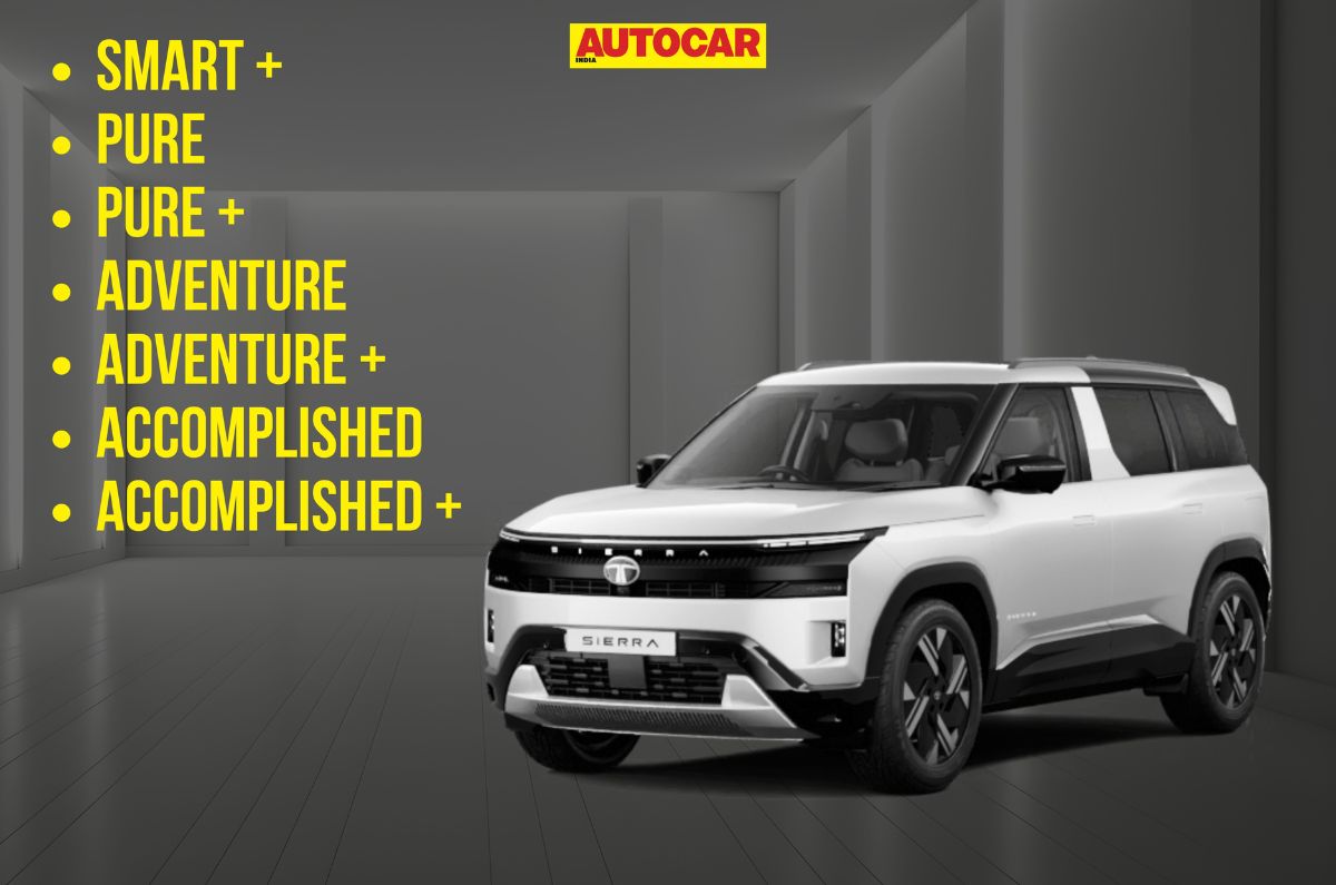 2025 Tata Sierra variants explained