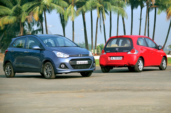 New Hyundai Grand i10 vs Honda Brio - Feature - Autocar India