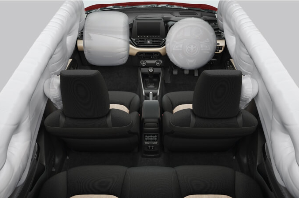 Toyota Glanza 6 airbags