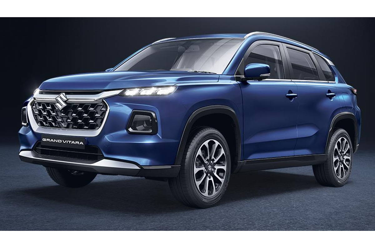 2022 Maruti Suzuki Grand Vitara front quarter