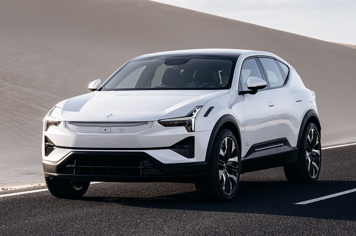 Polestar EV front quarter.