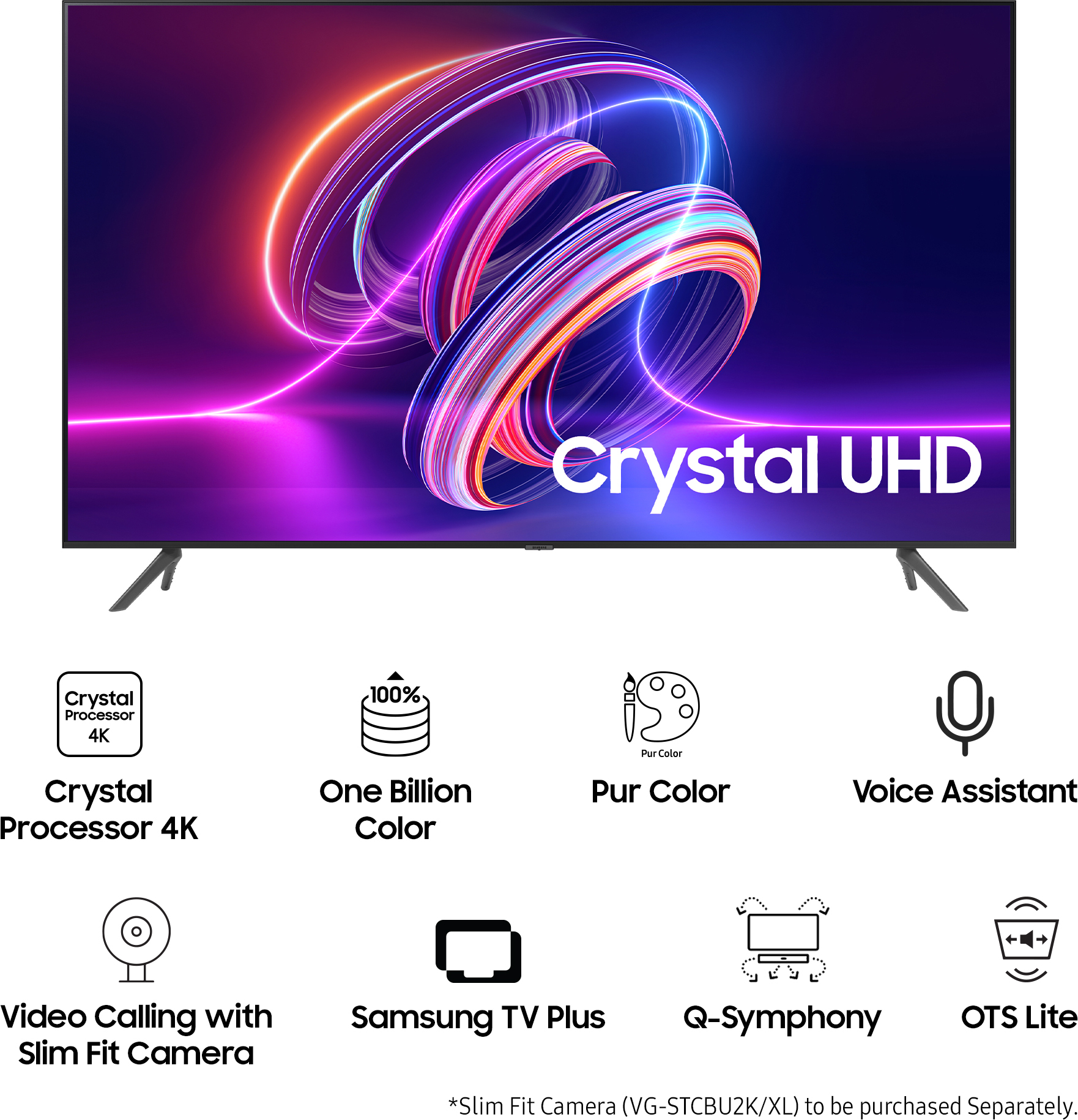 SAMSUNG Crystal Vision 4K iSmart Series (65 inch) Ultra HD (4K)QLED (UA65CUE70AKLXL) SAMSUNG Crystal Vision 4K iSmart Series (65 inch) Ultra HD (4K)QLED (UA65CUE70AKLXL)