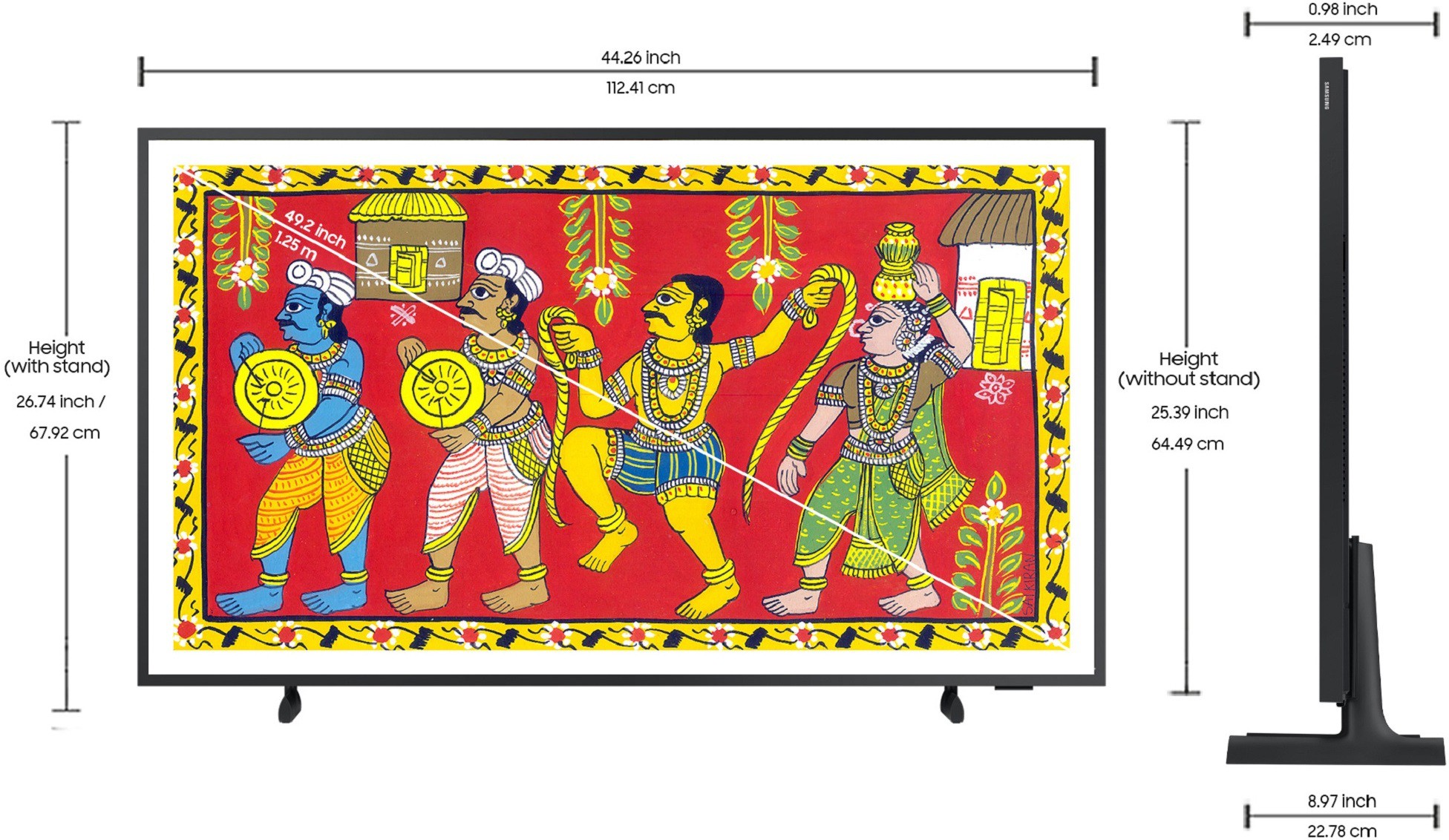 SAMSUNG The Frame (50 inch) Ultra HD (4K) (QA50LS03BAKLXL) SAMSUNG The Frame (50 inch) Ultra HD (4K) (QA50LS03BAKLXL)