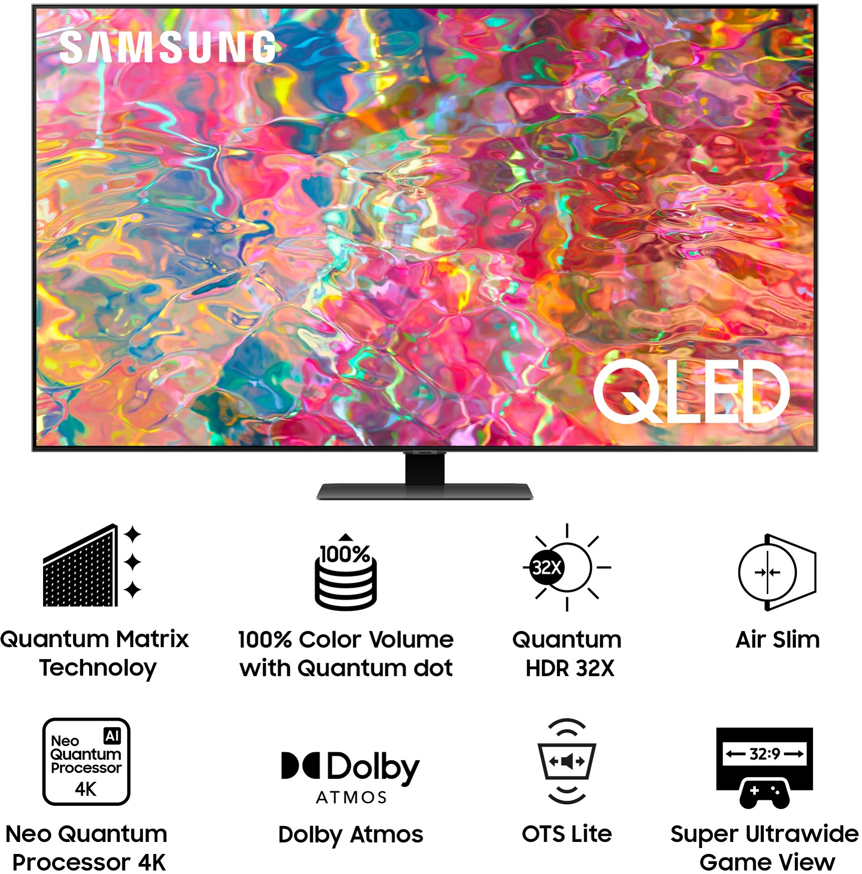 SAMSUNG Q80BAKL (55 inch) Ultra HD (4K) (QA55Q80BAKLXL) SAMSUNG Q80BAKL (55 inch) Ultra HD (4K) (QA55Q80BAKLXL)
