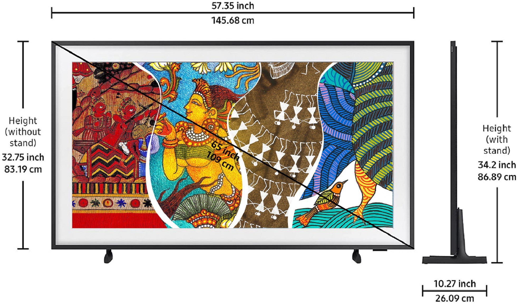 SAMSUNG The Frame 2021 Series (65 inch) Ultra HD (4K) (QA65LS03AAKLXL) SAMSUNG The Frame 2021 Series (65 inch) Ultra HD (4K) (QA65LS03AAKLXL)