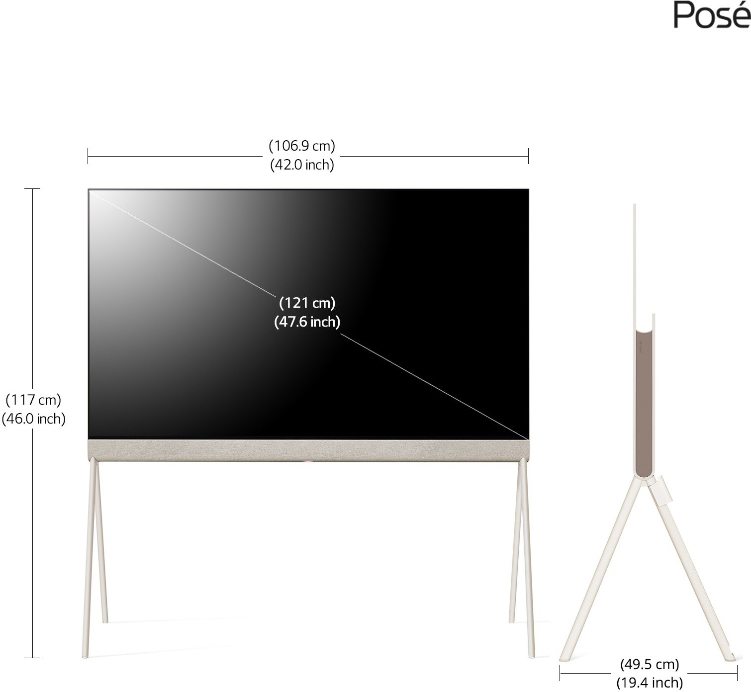 LG  Pose Objet Collection (48 inch) Ultra HD (4K) (48LX1QPSA)