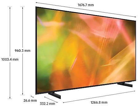 SAMSUNG 8 (75 inch) Ultra HD (4K) (UA75AU8000) SAMSUNG 8 (75 inch) Ultra HD (4K) (UA75AU8000)