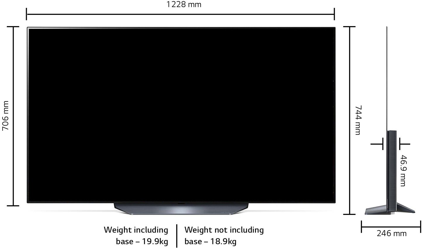 LG   (55 inch) Ultra HD (4K) (OLED55B1PTZ)