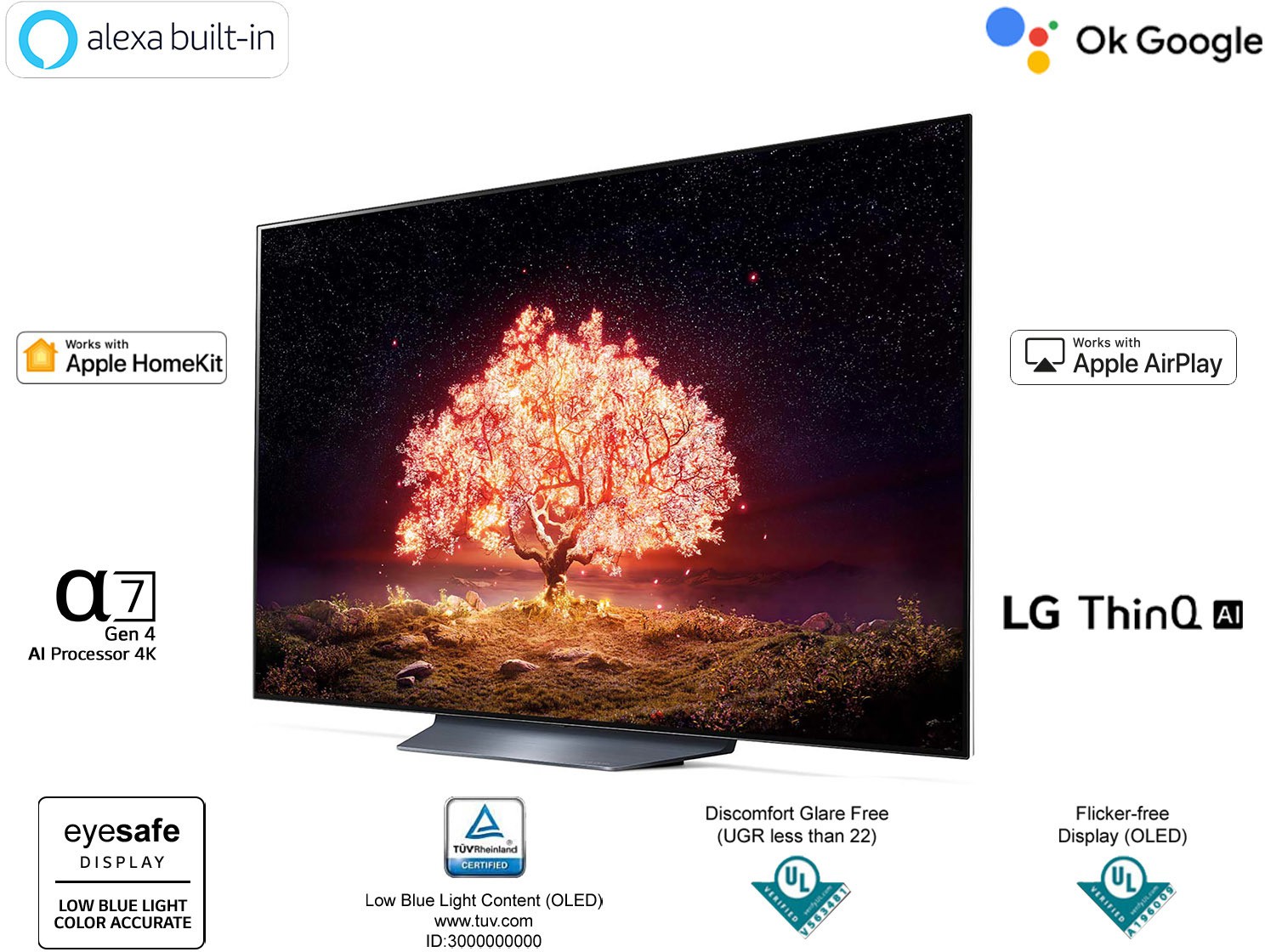 LG   (55 inch) Ultra HD (4K) (OLED55B1PTZ)