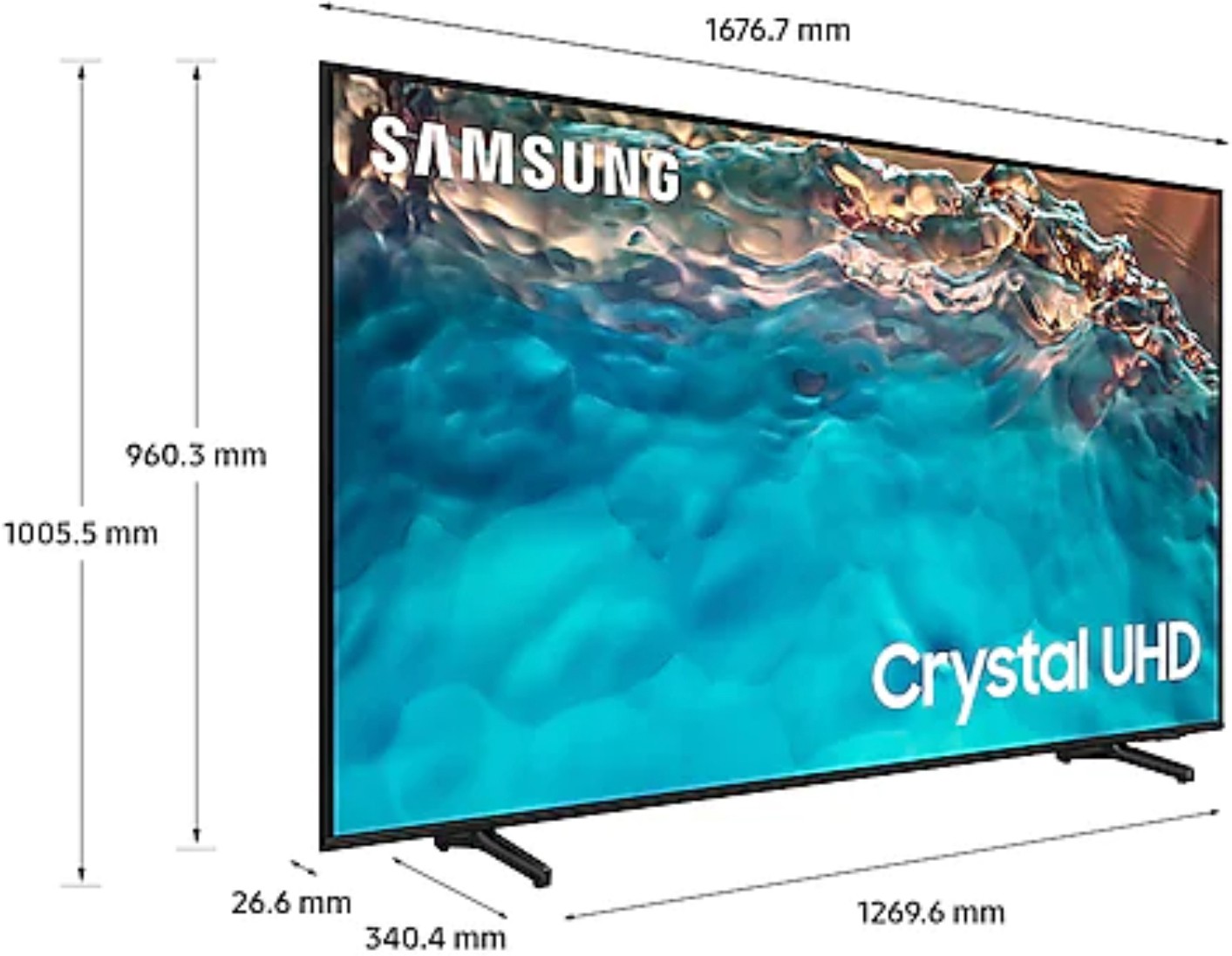 SAMSUNG (75 inch) Ultra HD (4K) (UA75BU8000KXXL) SAMSUNG (75 inch) Ultra HD (4K) (UA75BU8000KXXL)